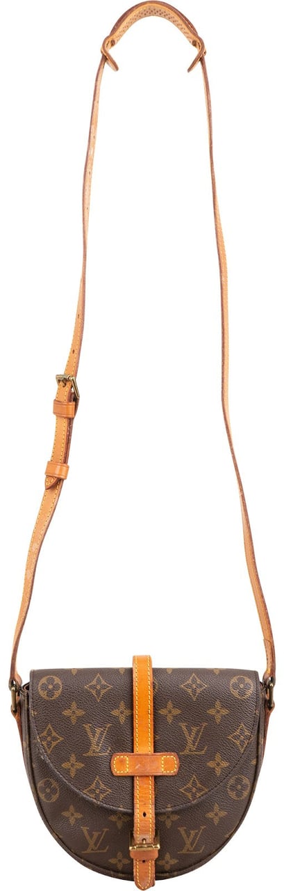 Louis Vuitton Monogram Canvas Chantilly PM Crossbody Bag Bruin