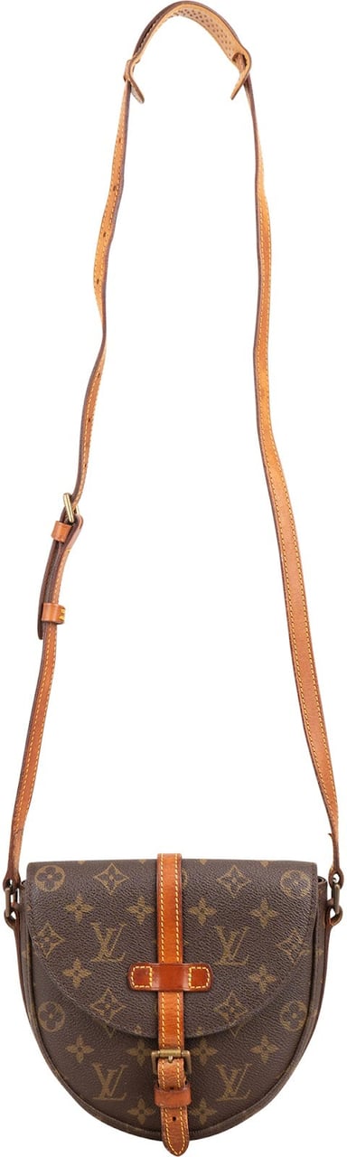Louis Vuitton Monogram Canvas Chantilly PM Crossbody Bag Bruin