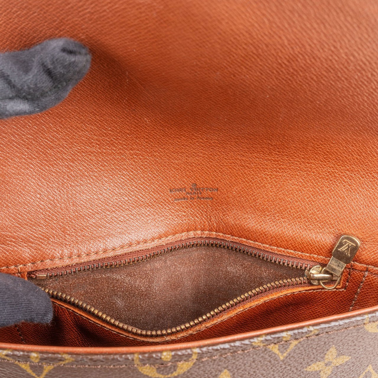 Louis Vuitton Monogram Canvas Chantilly PM Crossbody Bag Bruin