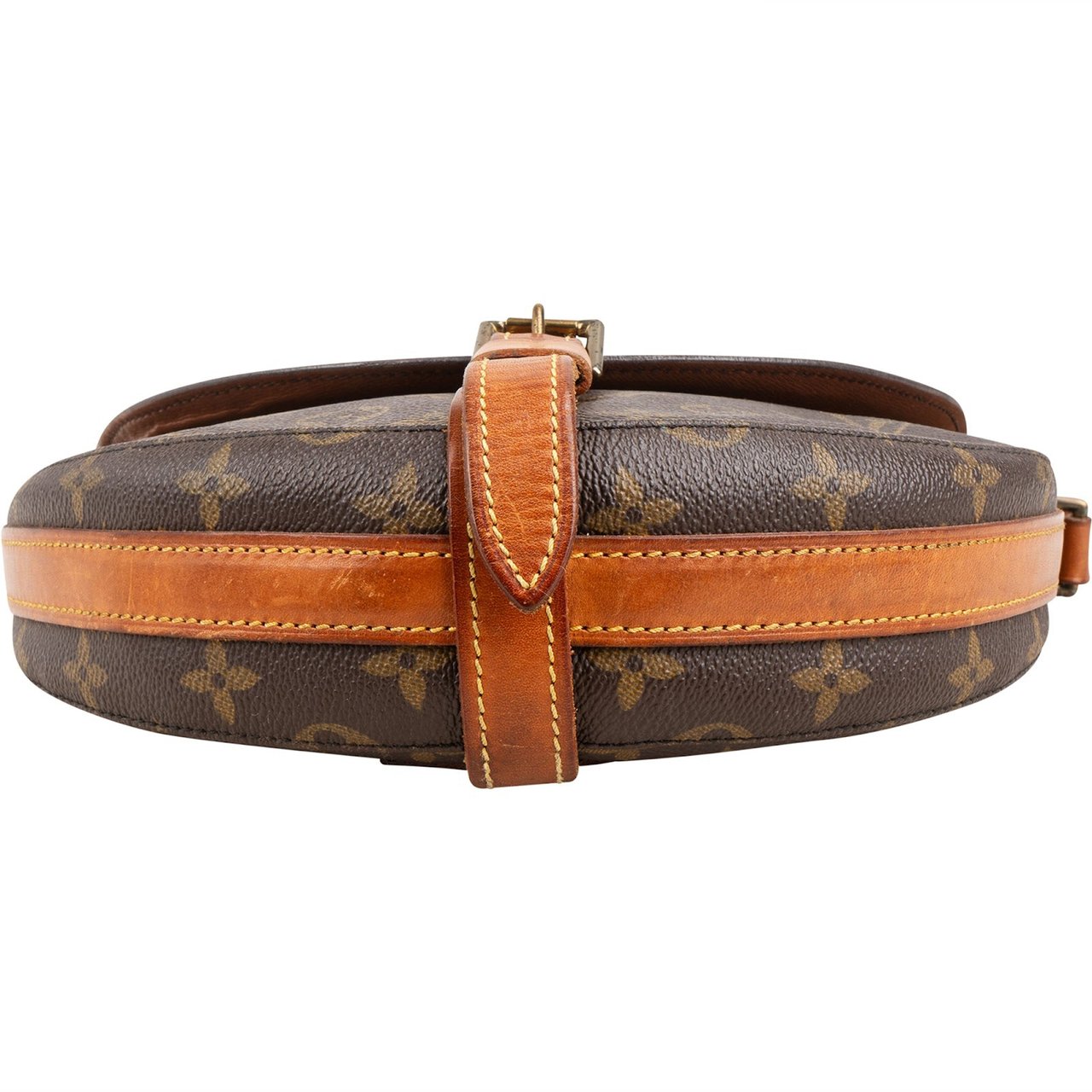 Louis Vuitton Monogram Canvas Chantilly GM Crossbody Bag Bruin