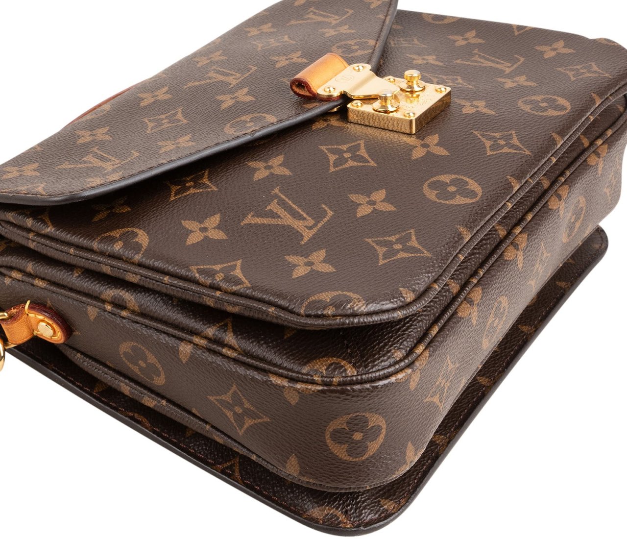 Louis Vuitton Monogram Canvas Métis Crossbody Handbag Bruin