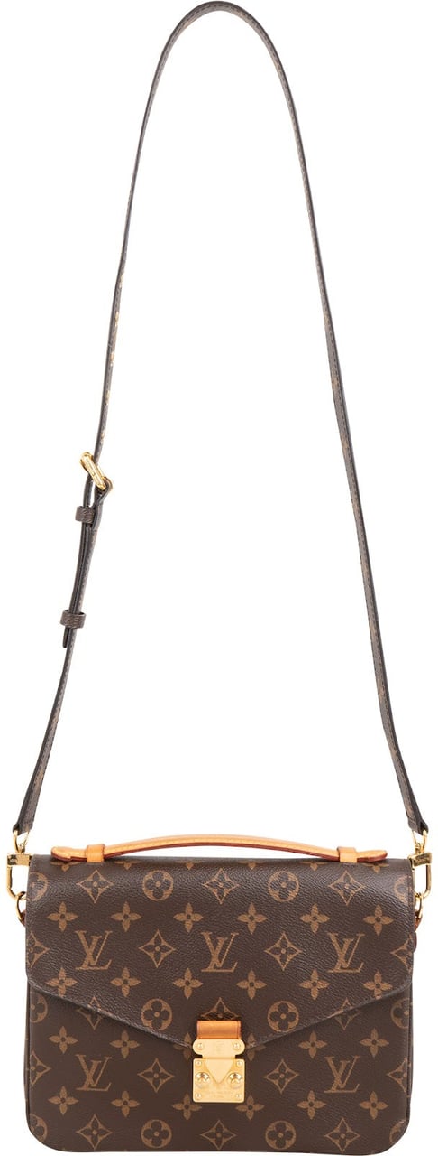 Louis Vuitton Monogram Canvas Métis Crossbody Handbag Bruin