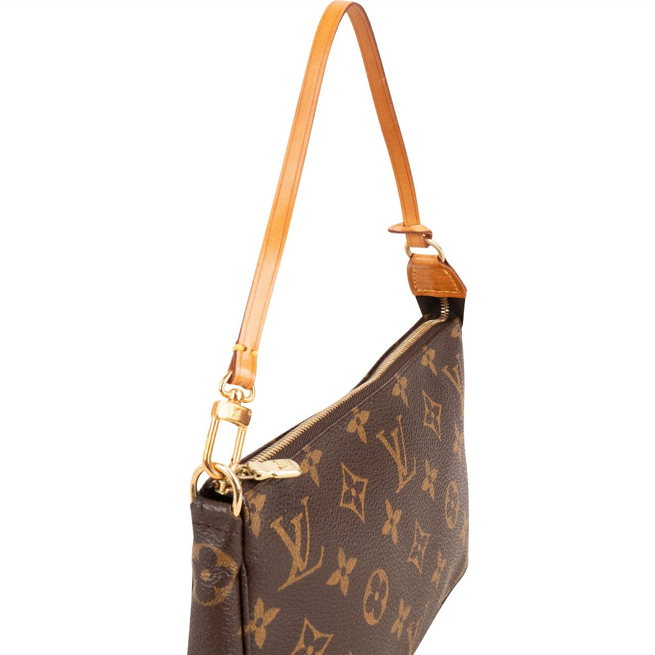 Louis Vuitton Monogram Canvas Pochette Accessoires Handbag Bruin