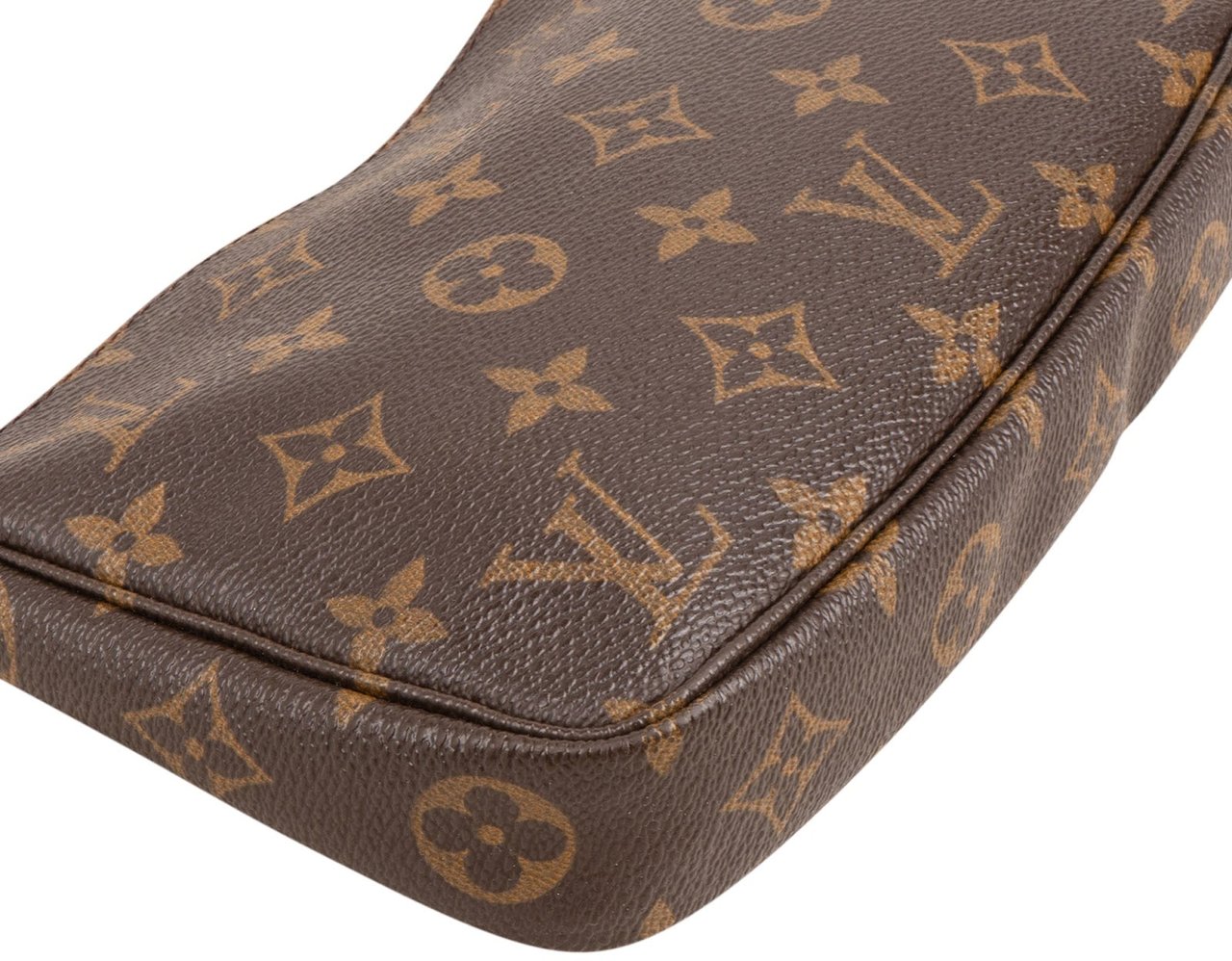 Louis Vuitton Monogram Canvas Pochette Accessoires Handbag Bruin