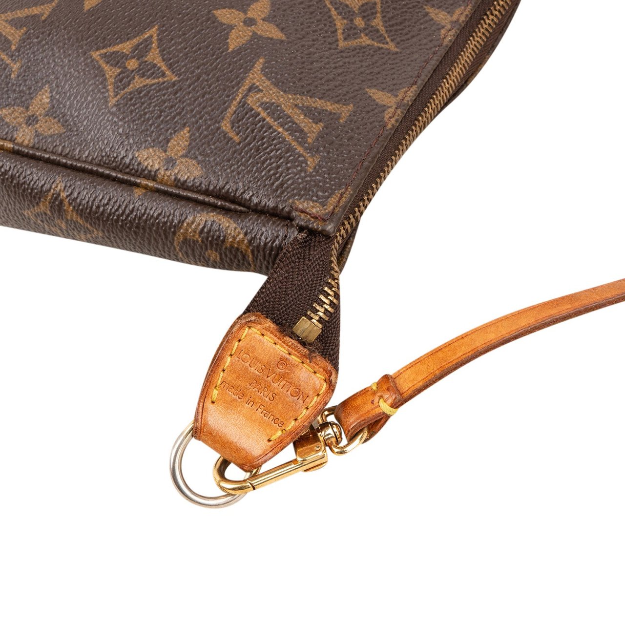 Louis Vuitton Monogram Canvas Pochette Accessoires Handbag Bruin
