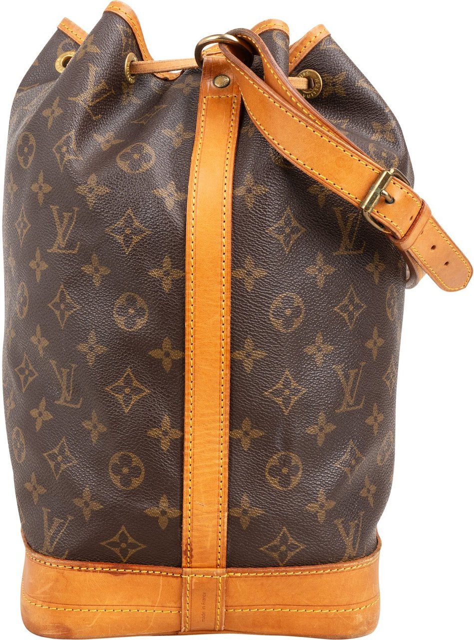 Louis Vuitton Monogram Canvas Sac Noé Grande Shoulder Bag Bruin