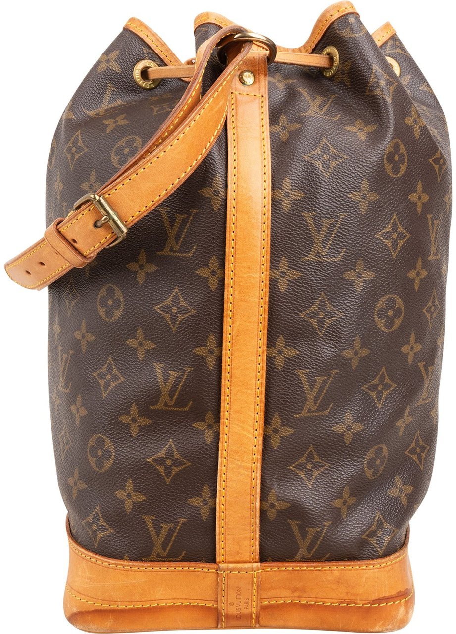 Louis Vuitton Monogram Canvas Sac Noé Grande Shoulder Bag Bruin