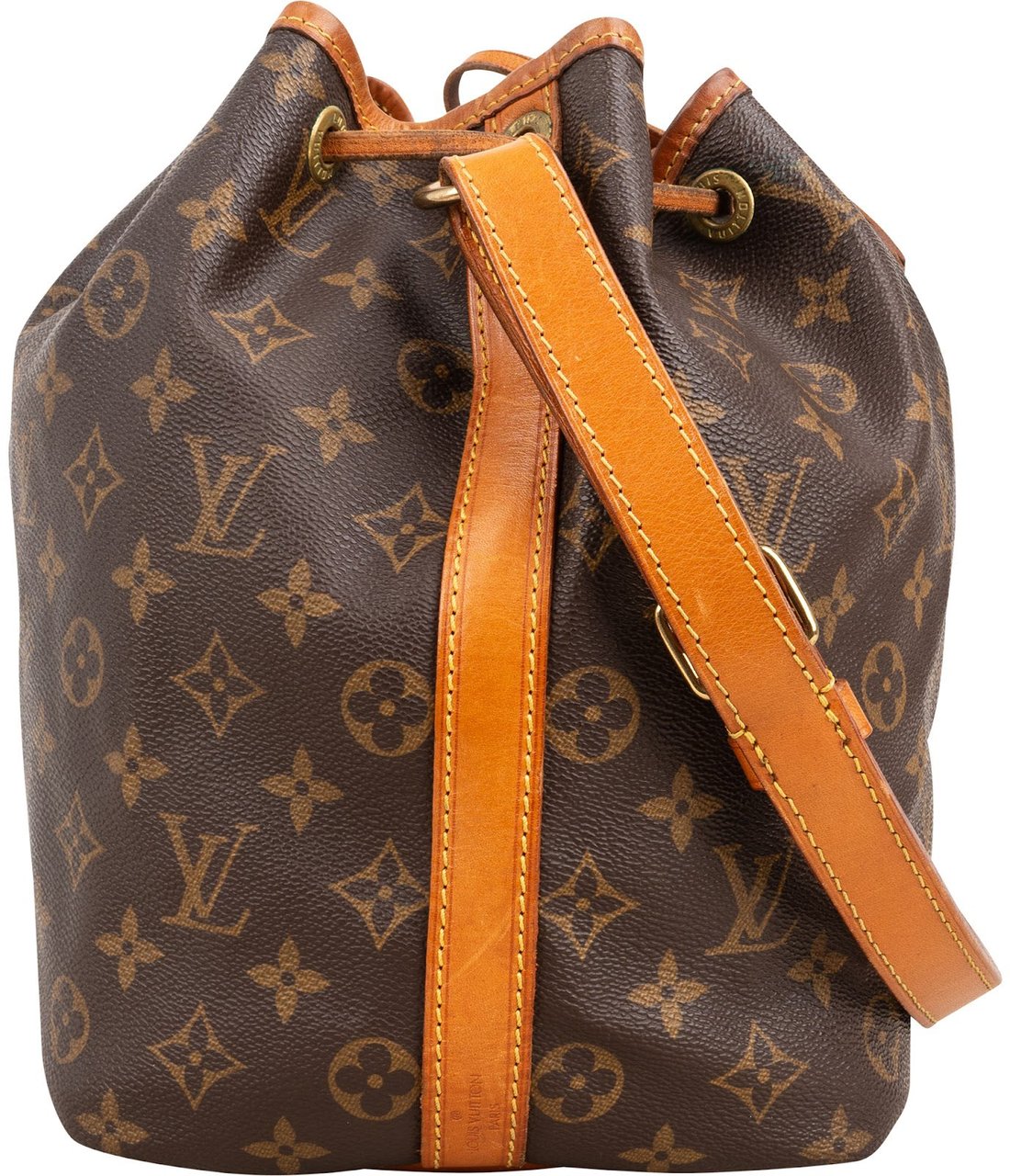 Louis Vuitton Monogram Canvas Sac Noé Petit Shoulder Bag Bruin