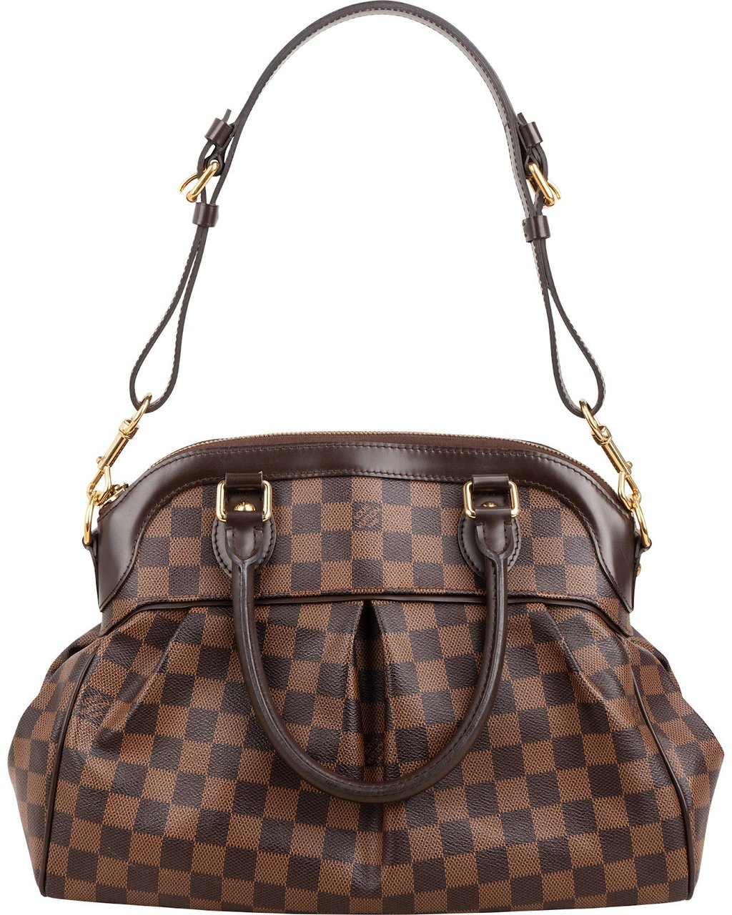 Louis Vuitton Monogram Damier Ebene Canvas Trevi PM Handbag Bruin