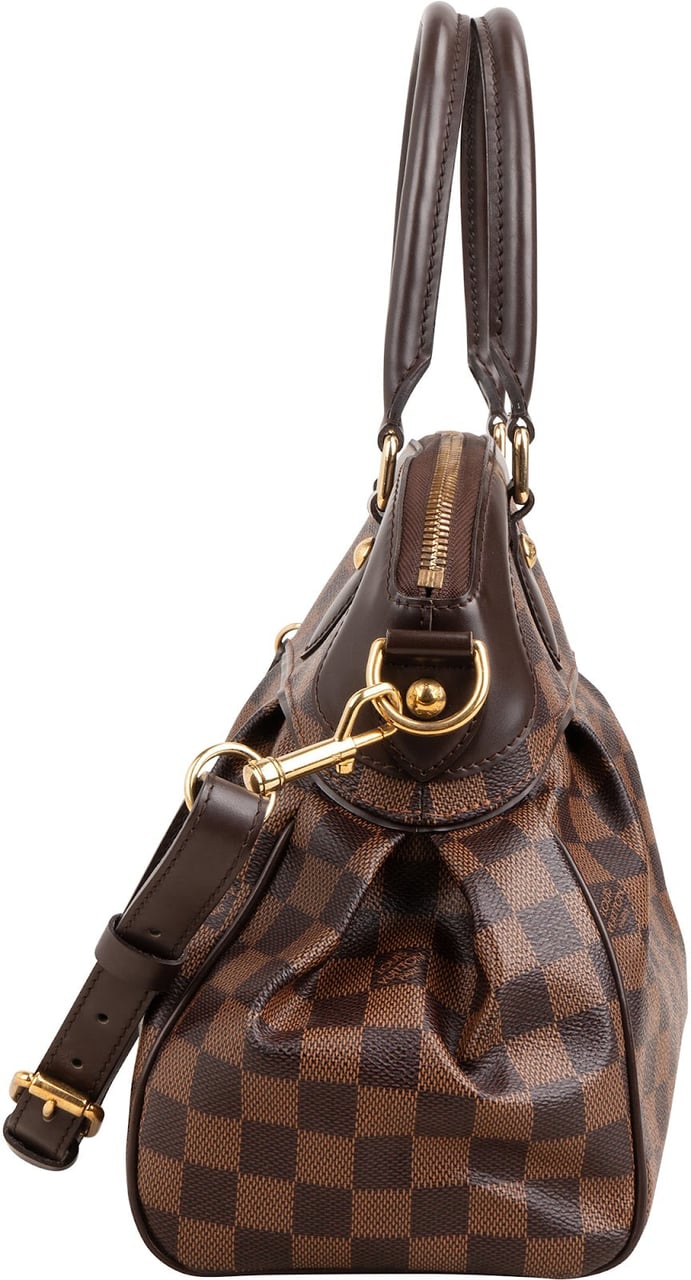 Louis Vuitton Monogram Damier Ebene Canvas Trevi PM Handbag Bruin