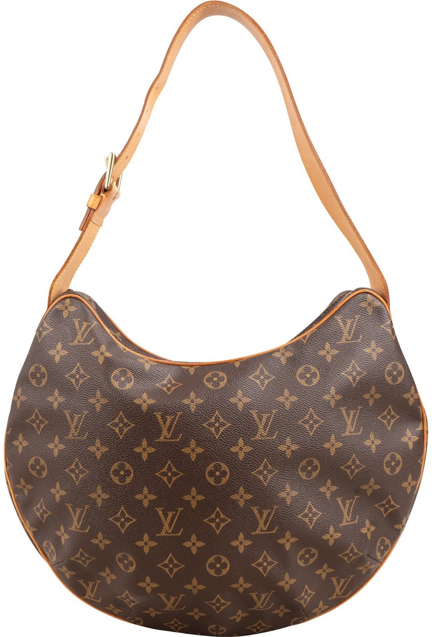 Louis Vuitton Monogram Canvas Croissant GM Shoulder Bag Bruin