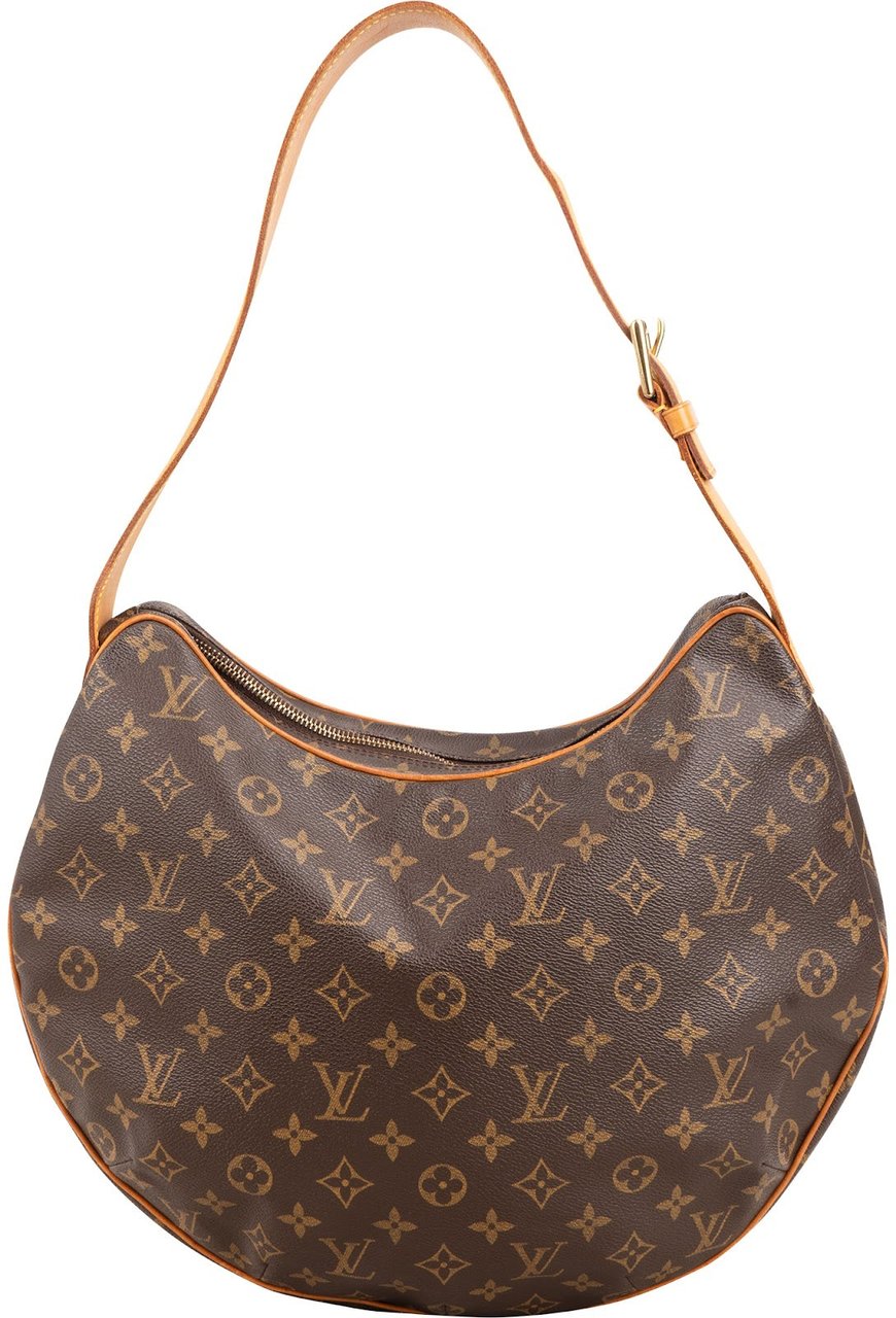 Louis Vuitton Monogram Canvas Croissant GM Shoulder Bag Bruin