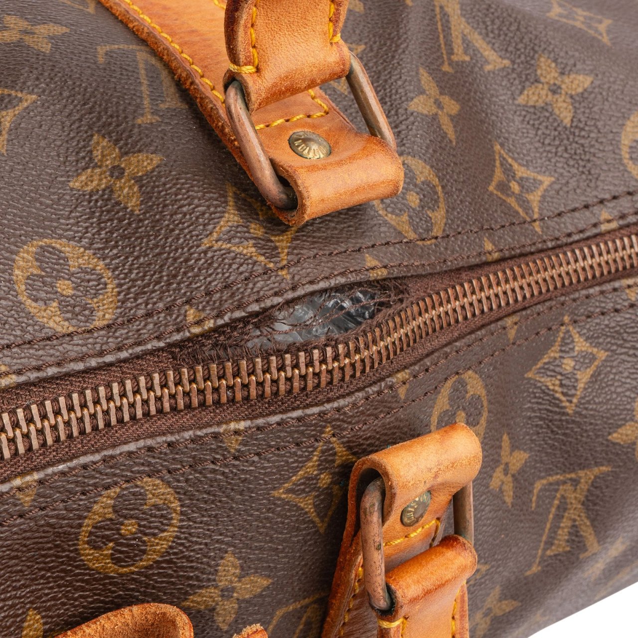 Louis Vuitton Monogram Canvas Keepall 45 Travel Bag Bruin