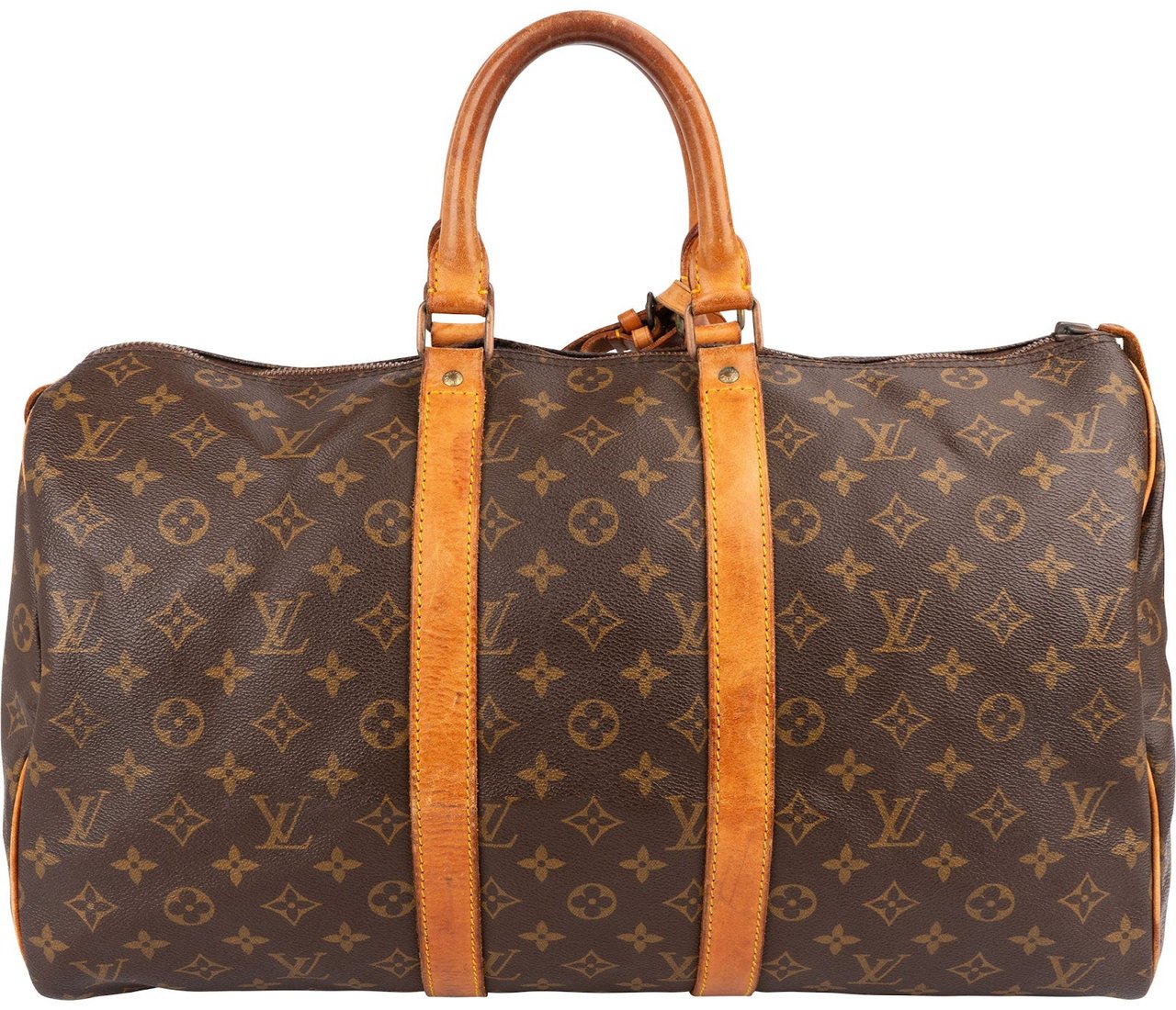 Louis Vuitton Monogram Canvas Keepall 45 Travel Bag Bruin