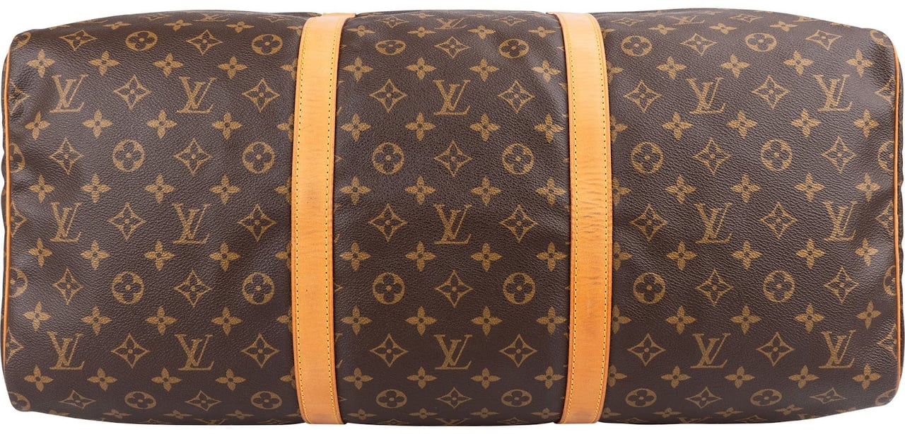 Louis Vuitton Monogram Canvas Sac Souple 55 Travel Bag Bruin