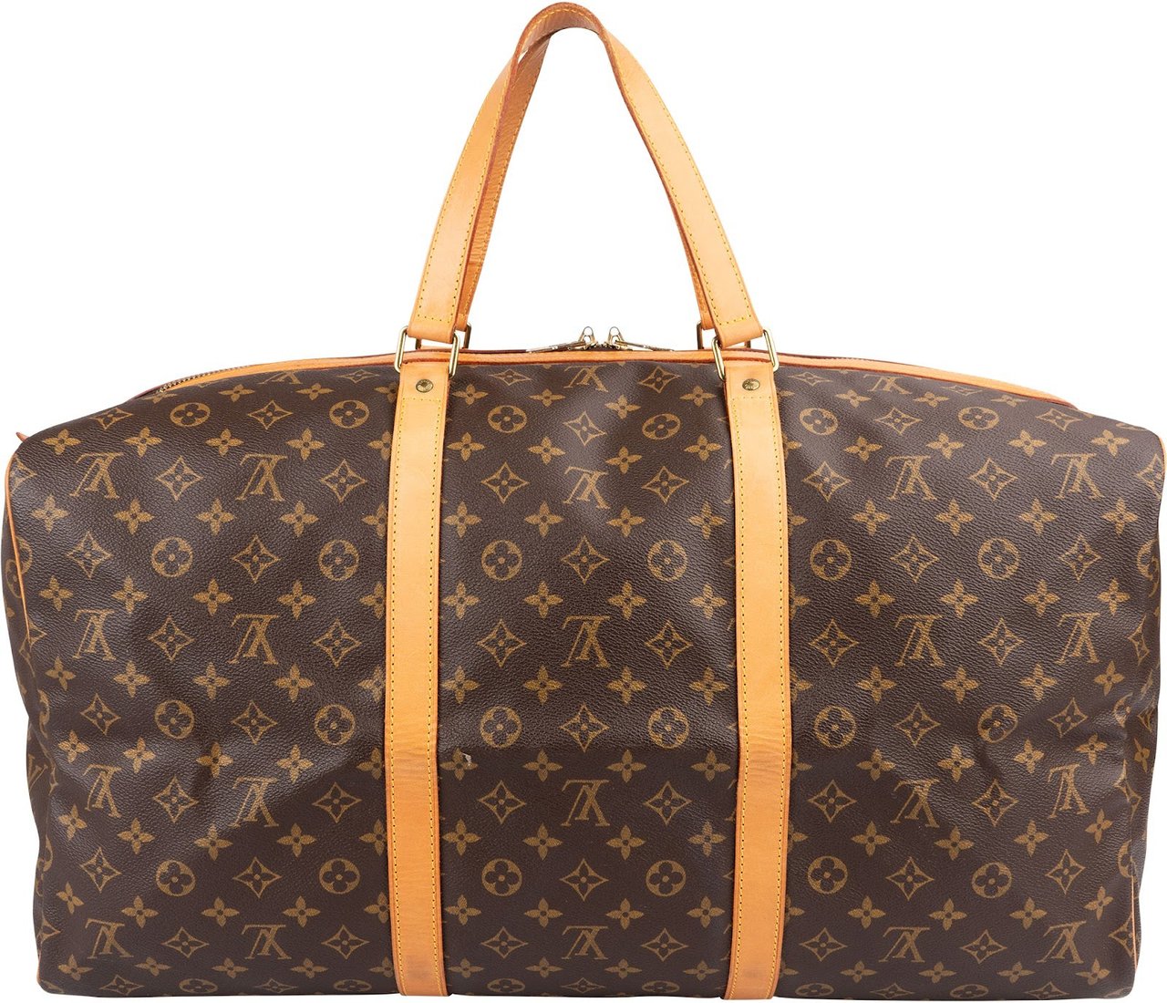 Louis Vuitton Monogram Canvas Sac Souple 55 Travel Bag Bruin