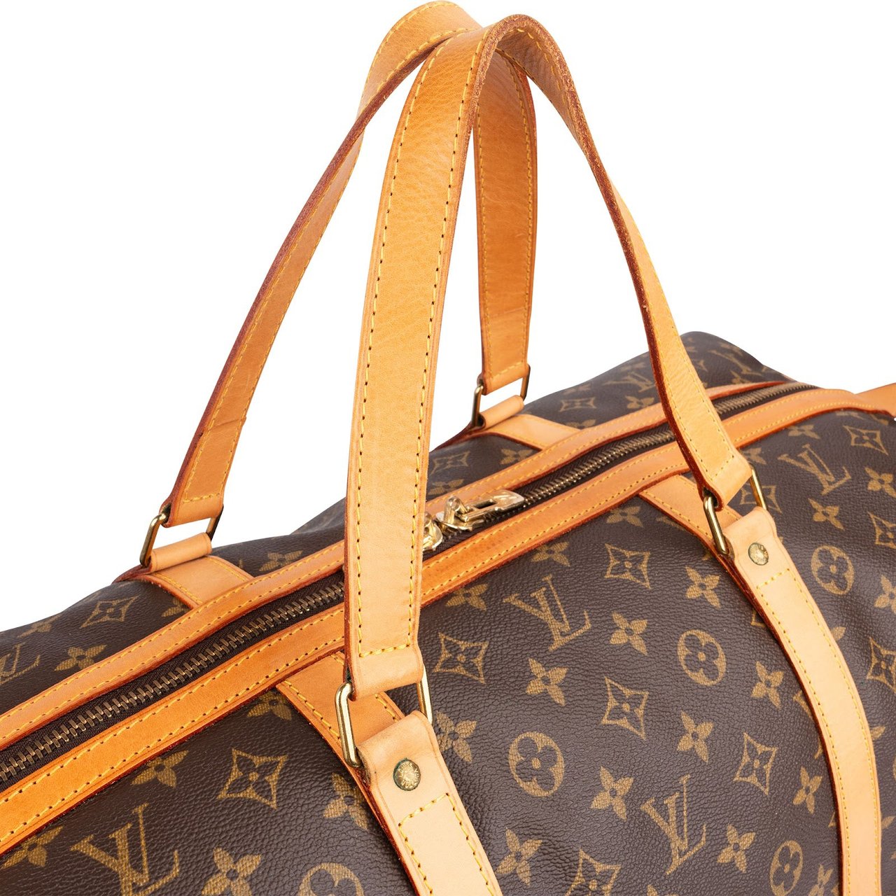 Louis Vuitton Monogram Canvas Sac Souple 55 Travel Bag Bruin