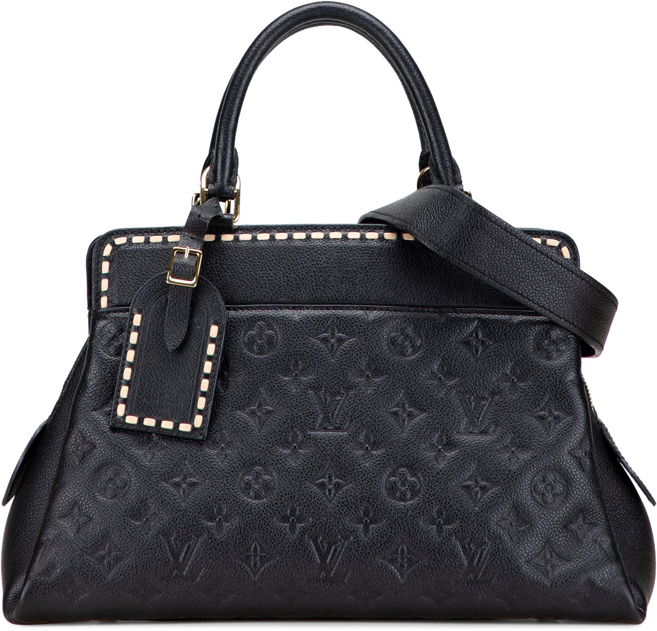 Louis Vuitton Monogram Empreinte Vosges MM Zwart