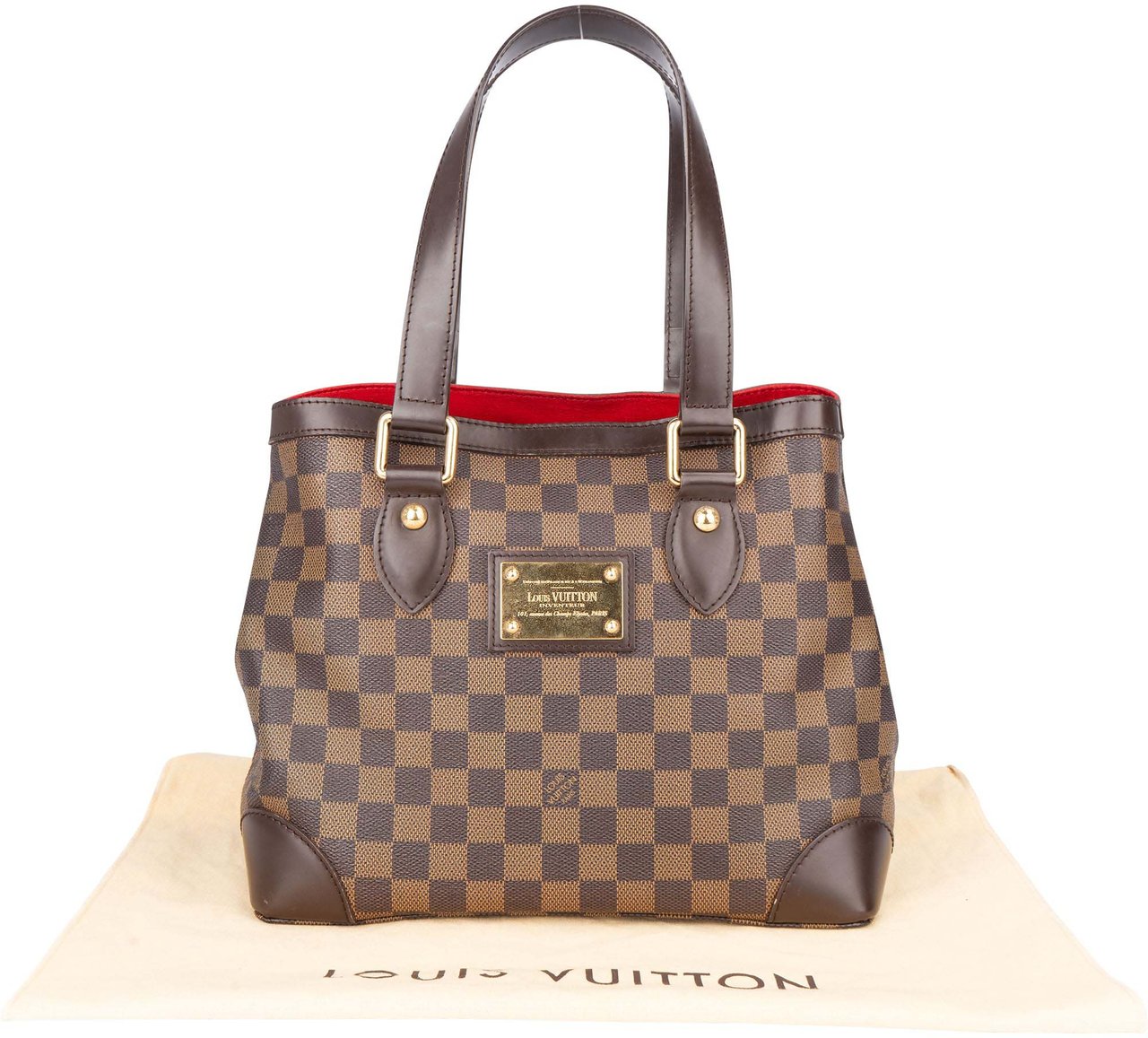 Louis Vuitton Louis Vuitton Damier Ebene Monogram Hampstead PM Handbag Divers