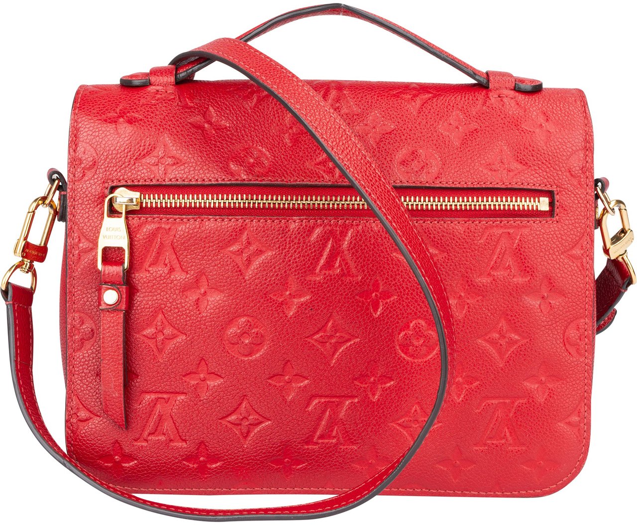 Louis Vuitton Louis Vuitton Empreinte Leather Metis Handbag Rood