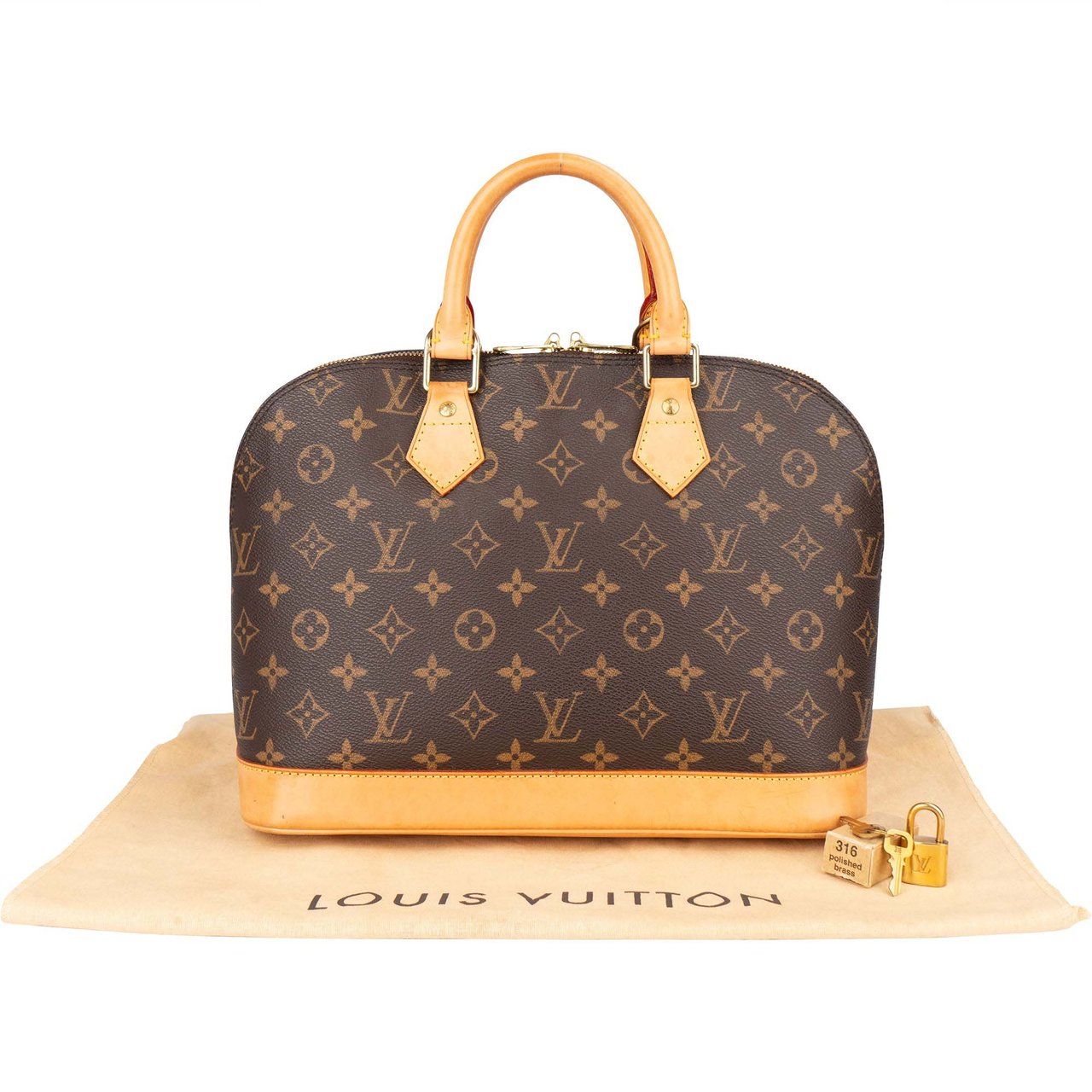 Louis Vuitton Louis Vuitton Canvas Monogram Alma PM Handbag Divers