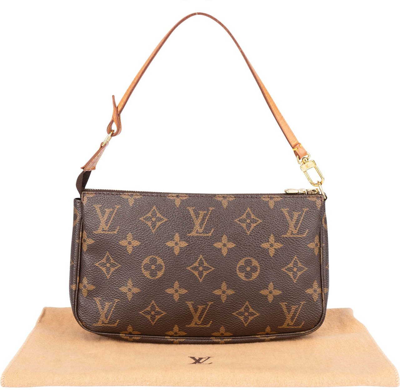 Louis Vuitton Louis Vuitton Canvas Monogram Pochette Accessoire Handbag Divers