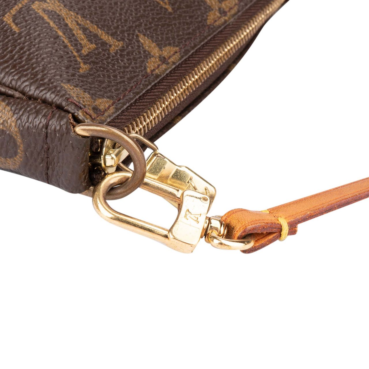 Louis Vuitton Louis Vuitton Canvas Monogram Pochette Accessoire Handbag Bruin