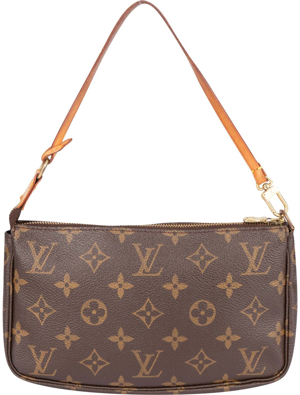 Louis Vuitton Louis Vuitton Canvas Monogram Pochette Accessoire Handbag Bruin