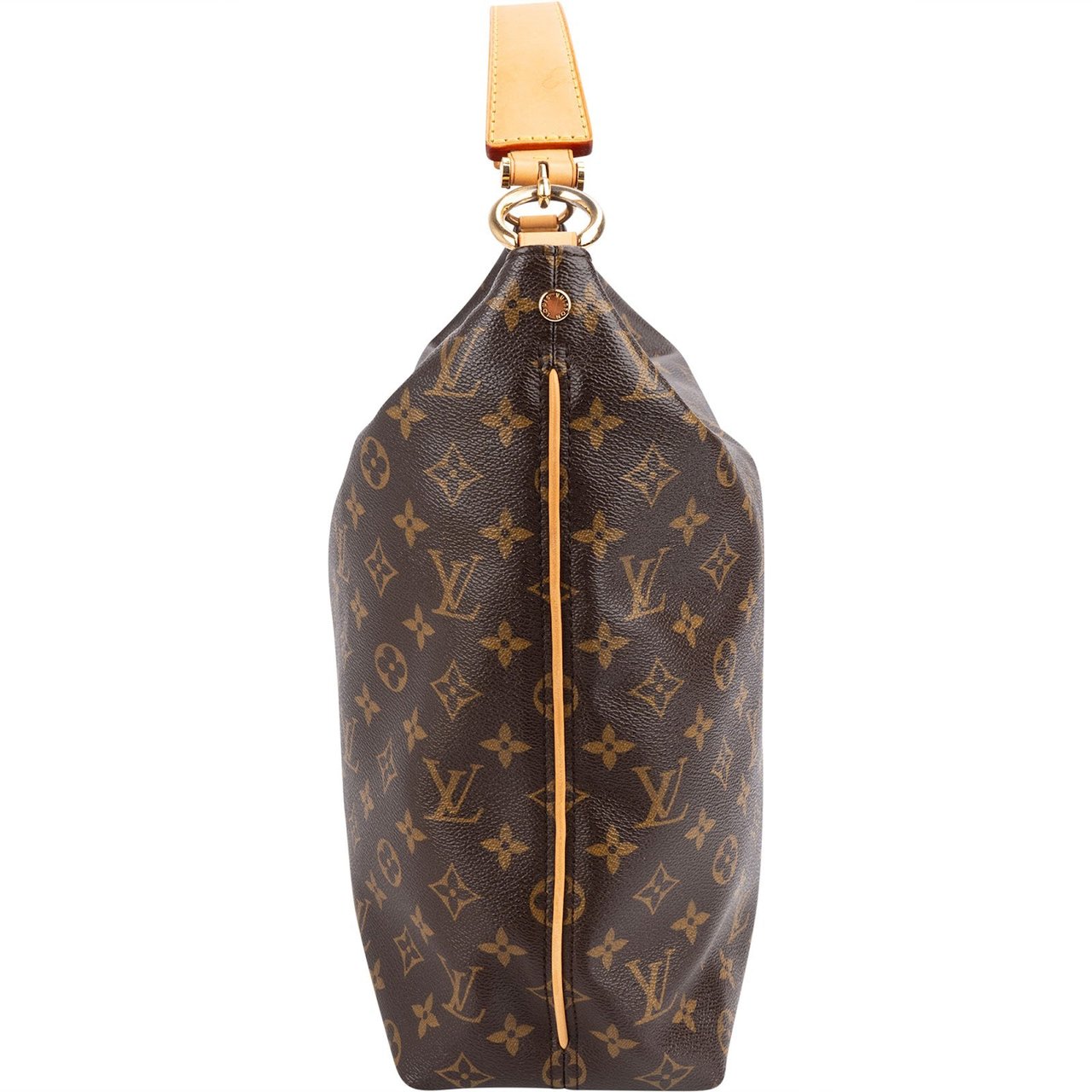 Louis Vuitton Monogram Canvas Sully MM Handbag Bruin