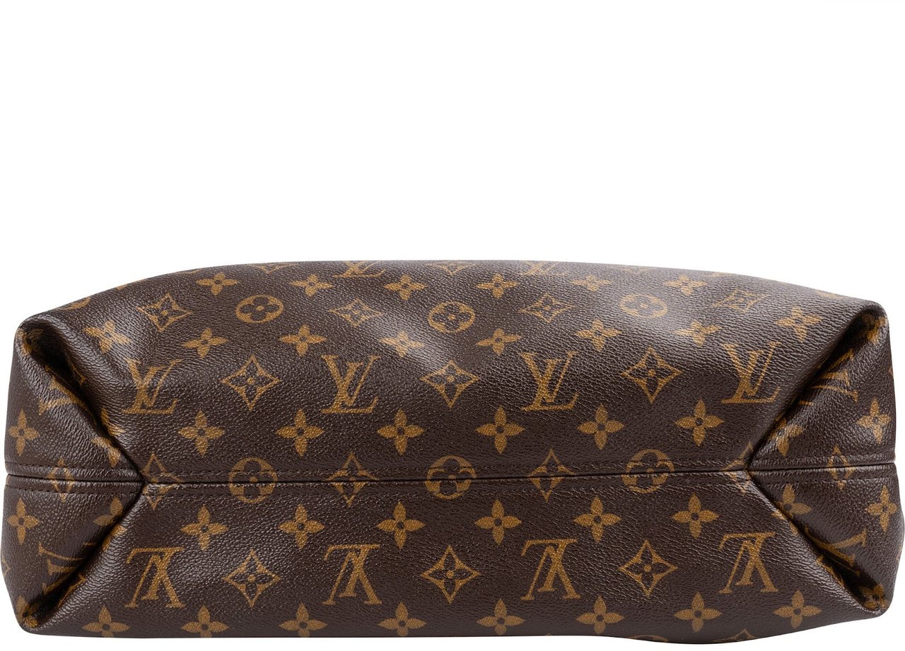 Louis Vuitton Monogram Canvas Sully MM Handbag Bruin