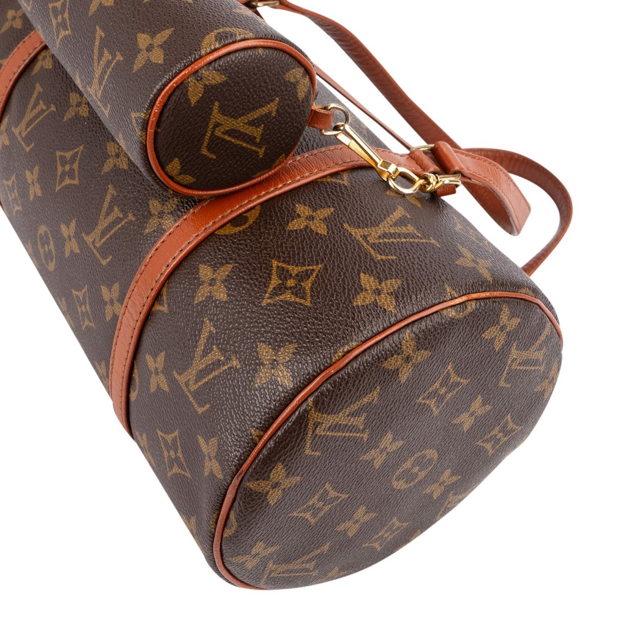 Louis Vuitton Monogram Canvas Papillon Set Handbag Bruin