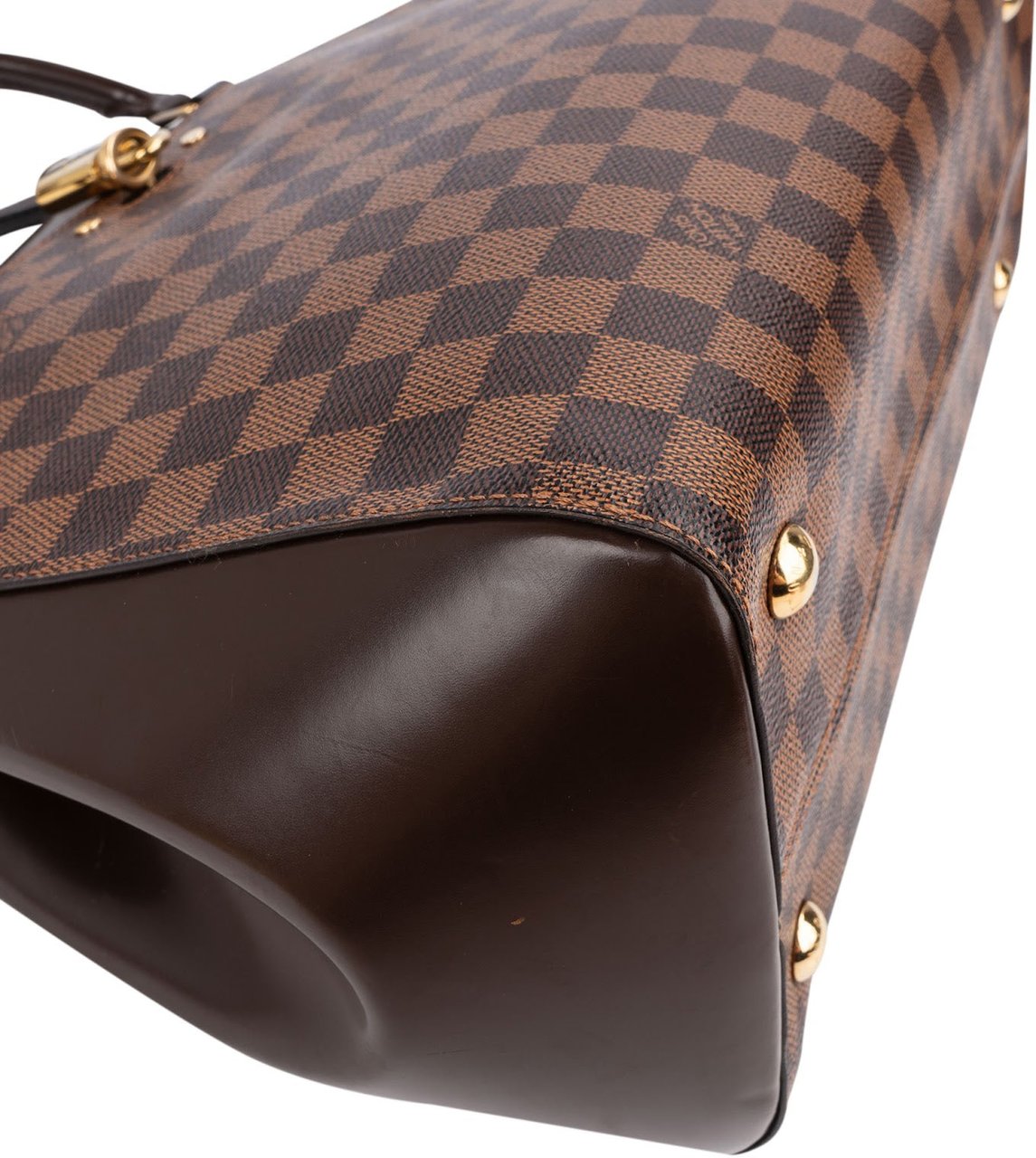 Louis Vuitton Monogram Damier Ebene Canvas Rivoli MM Handbag Bruin