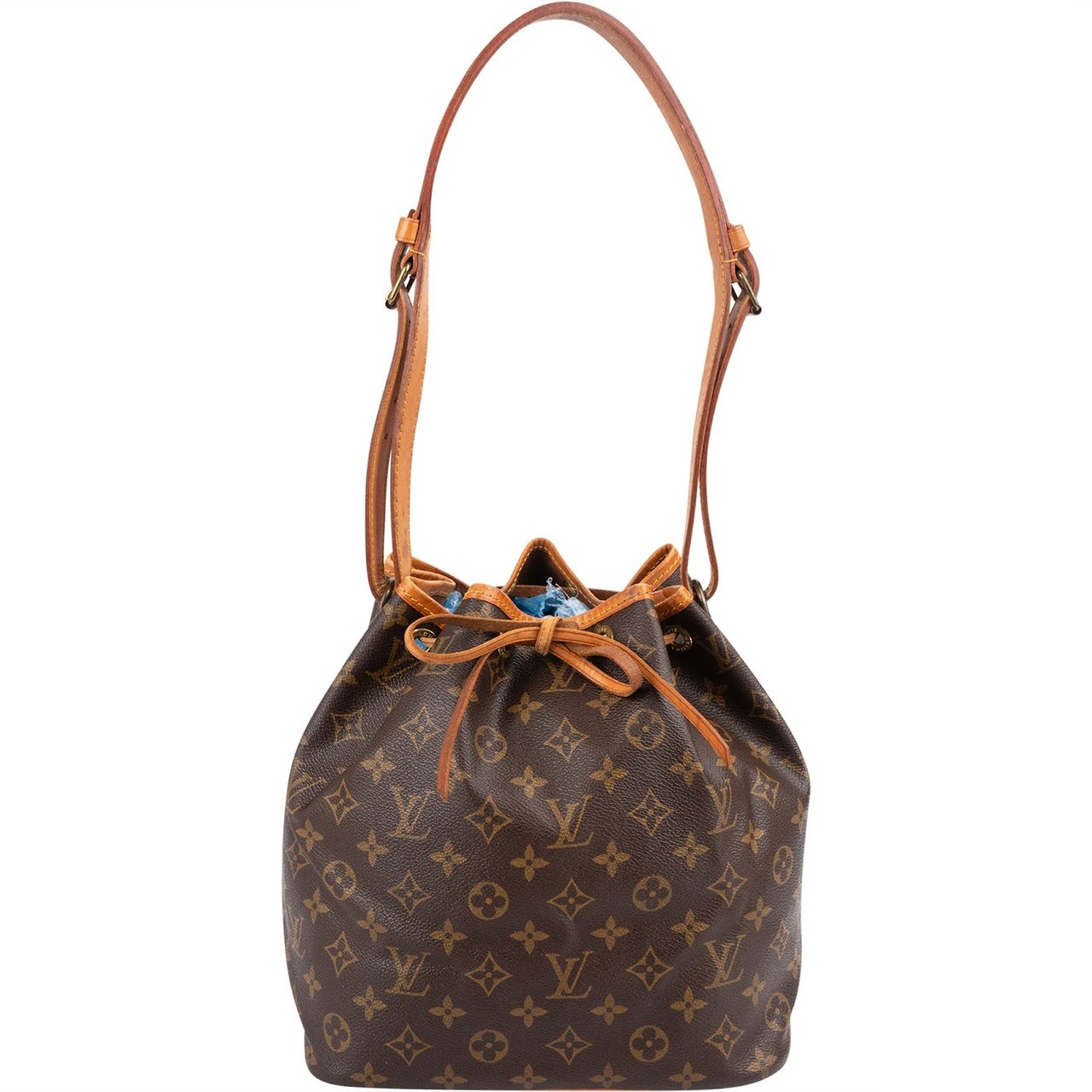 Louis Vuitton Monogram Canvas Sac Noé Petit Shoulder Bag Bruin