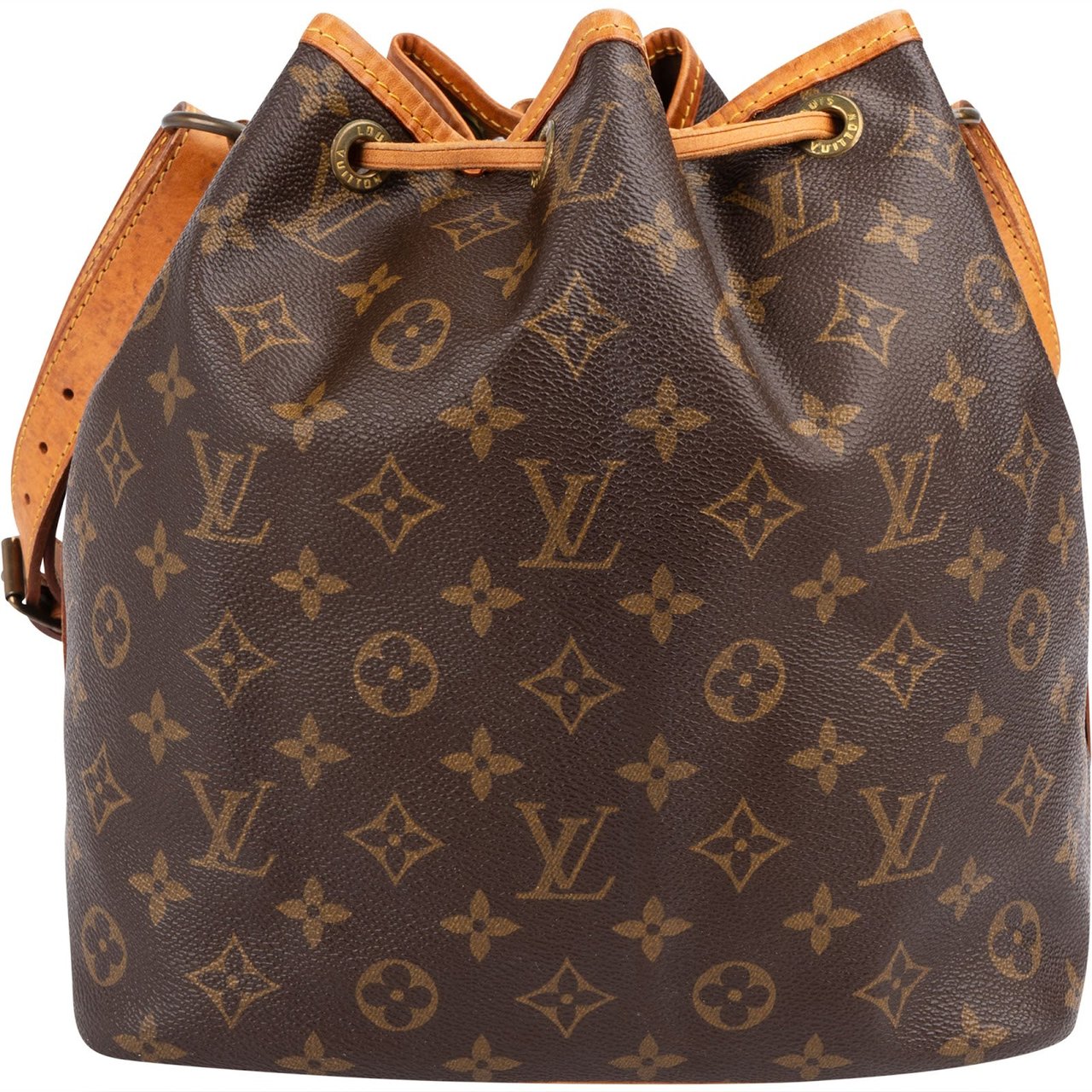 Louis Vuitton Monogram Canvas Sac Noé Petit Shoulder Bag Bruin