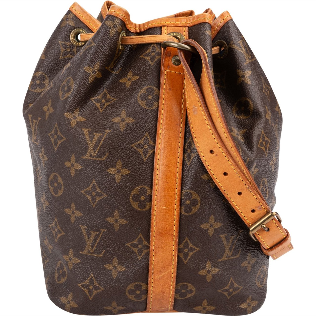 Louis Vuitton Monogram Canvas Sac Noé Petit Shoulder Bag Bruin
