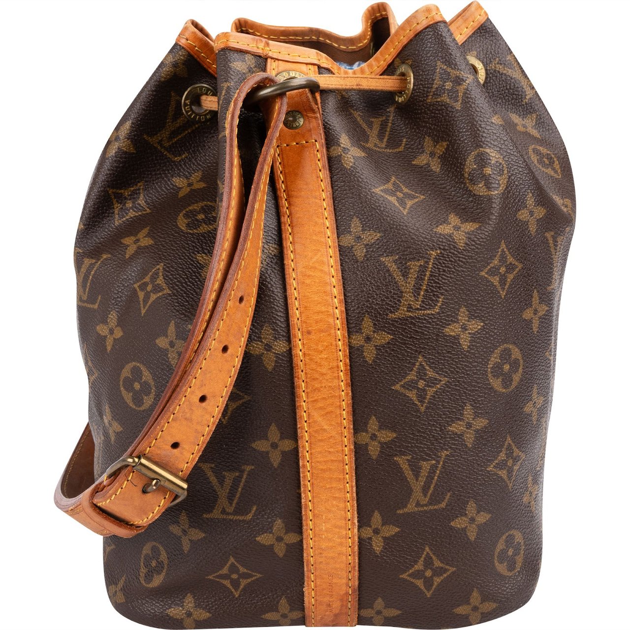 Louis Vuitton Monogram Canvas Sac Noé Petit Shoulder Bag Bruin