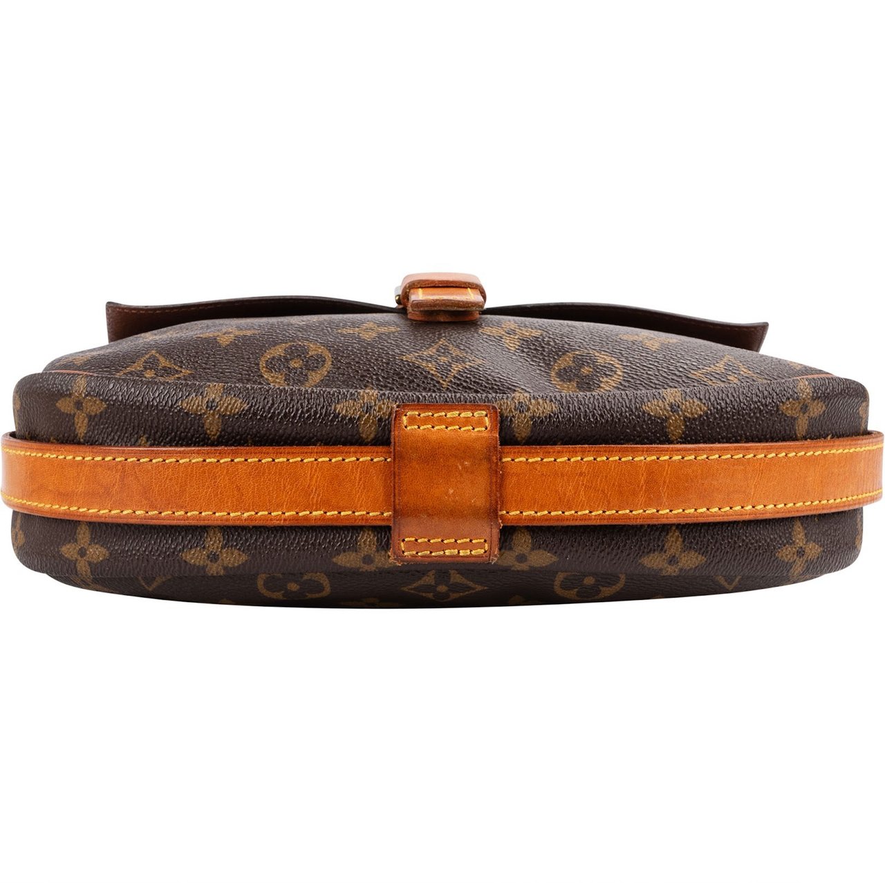 Louis Vuitton Monogram Canvas Chantilly GM Crossbody Bag Bruin