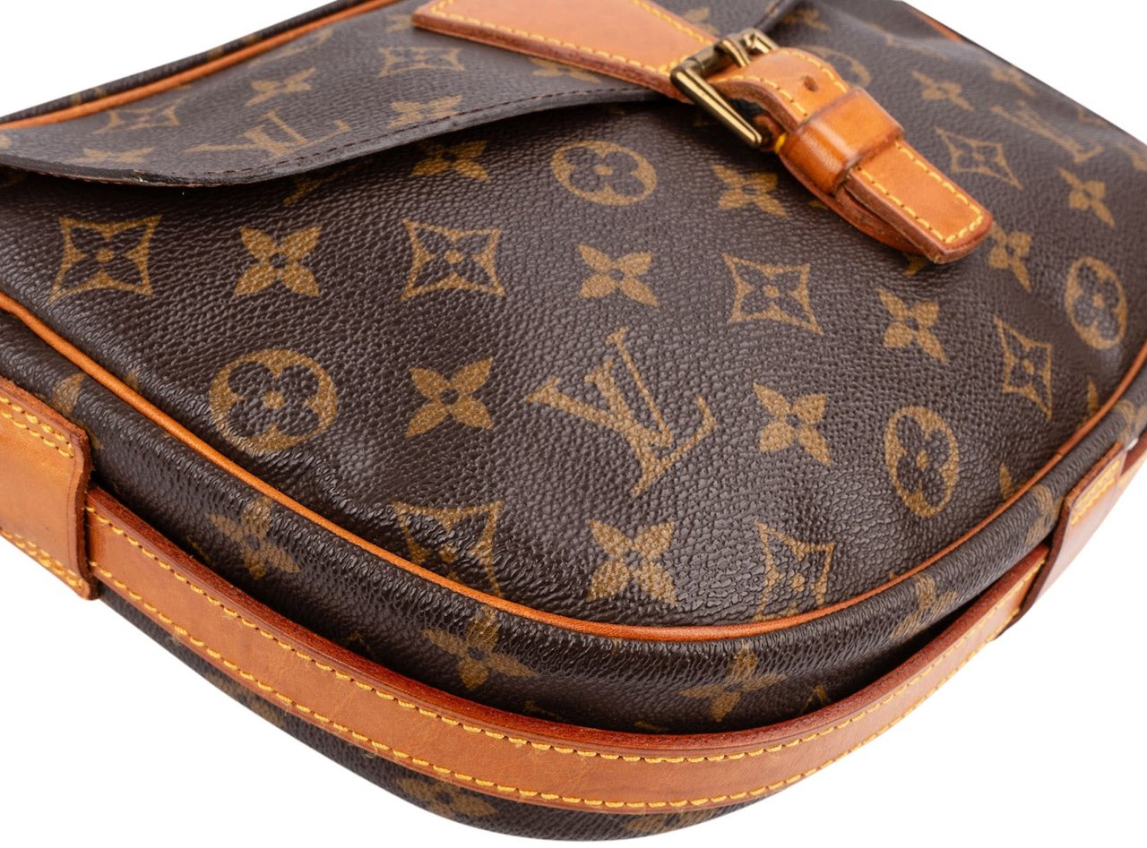 Louis Vuitton Monogram Canvas Chantilly GM Crossbody Bag Bruin