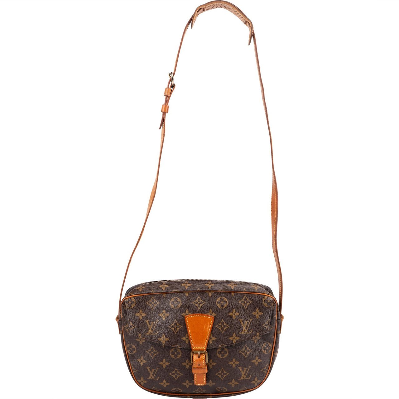 Louis Vuitton Monogram Canvas Chantilly GM Crossbody Bag Bruin