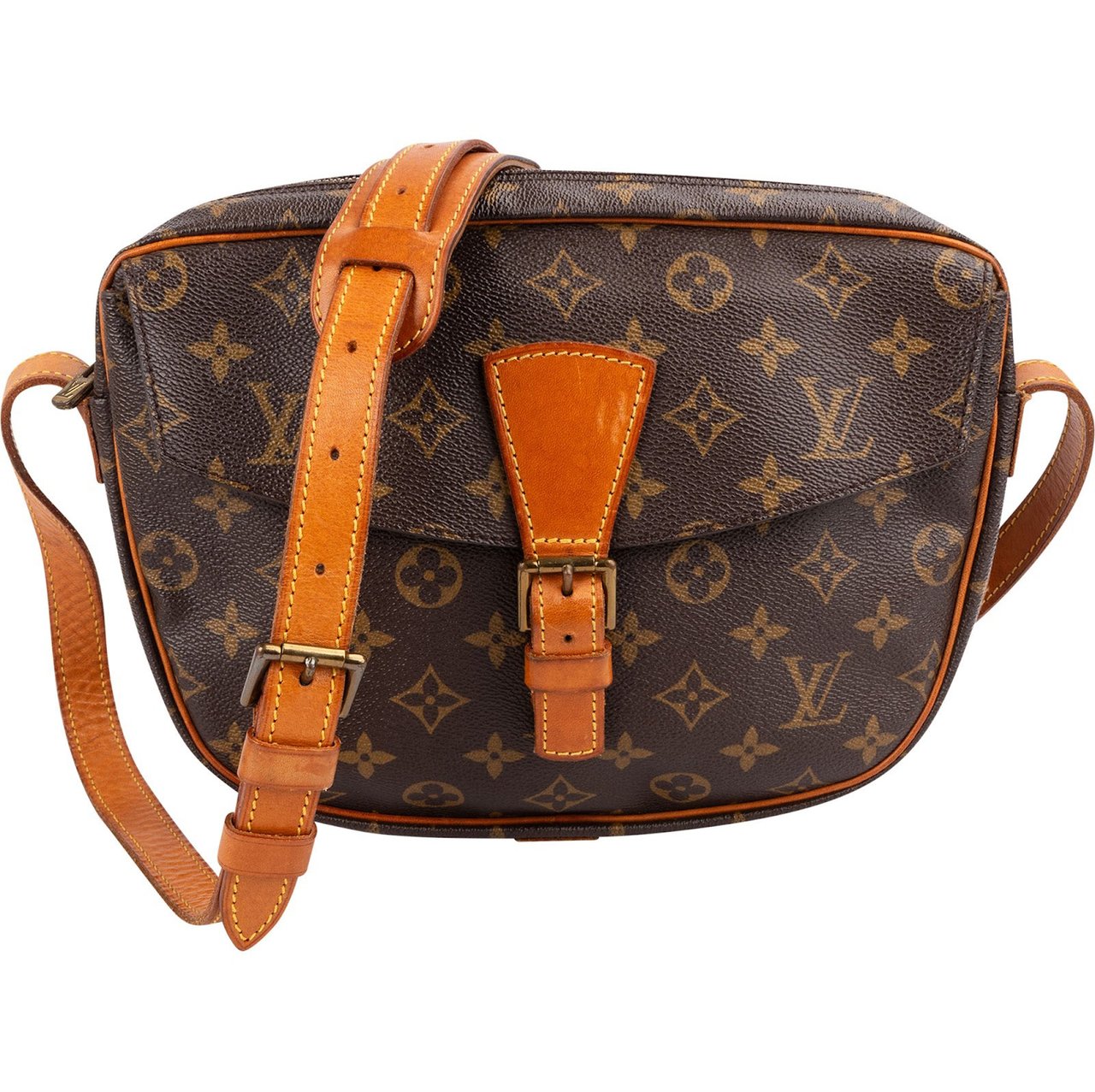Louis Vuitton Monogram Canvas Chantilly GM Crossbody Bag Bruin