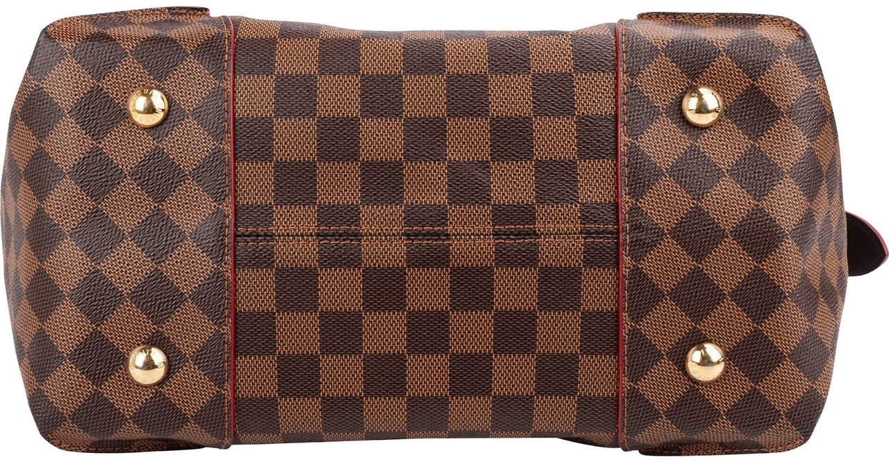 Louis Vuitton Monogram Damier Ebene Caissa MM Shoulder Bag Bruin