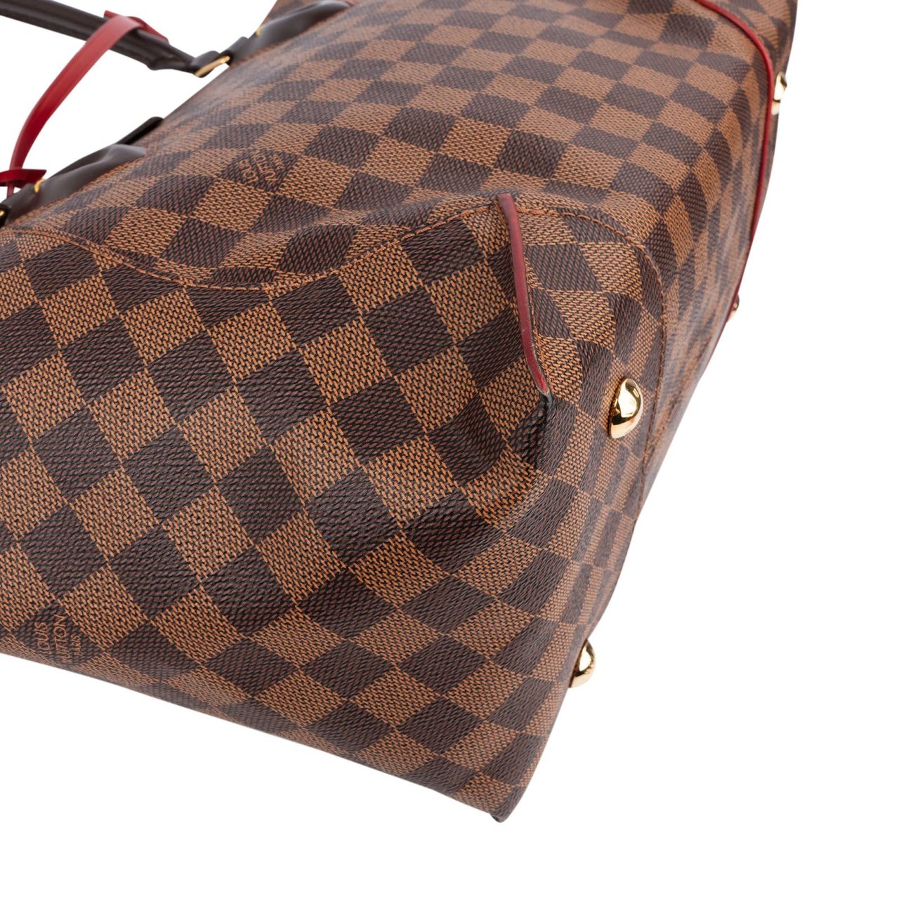 Louis Vuitton Monogram Damier Ebene Caissa MM Shoulder Bag Bruin