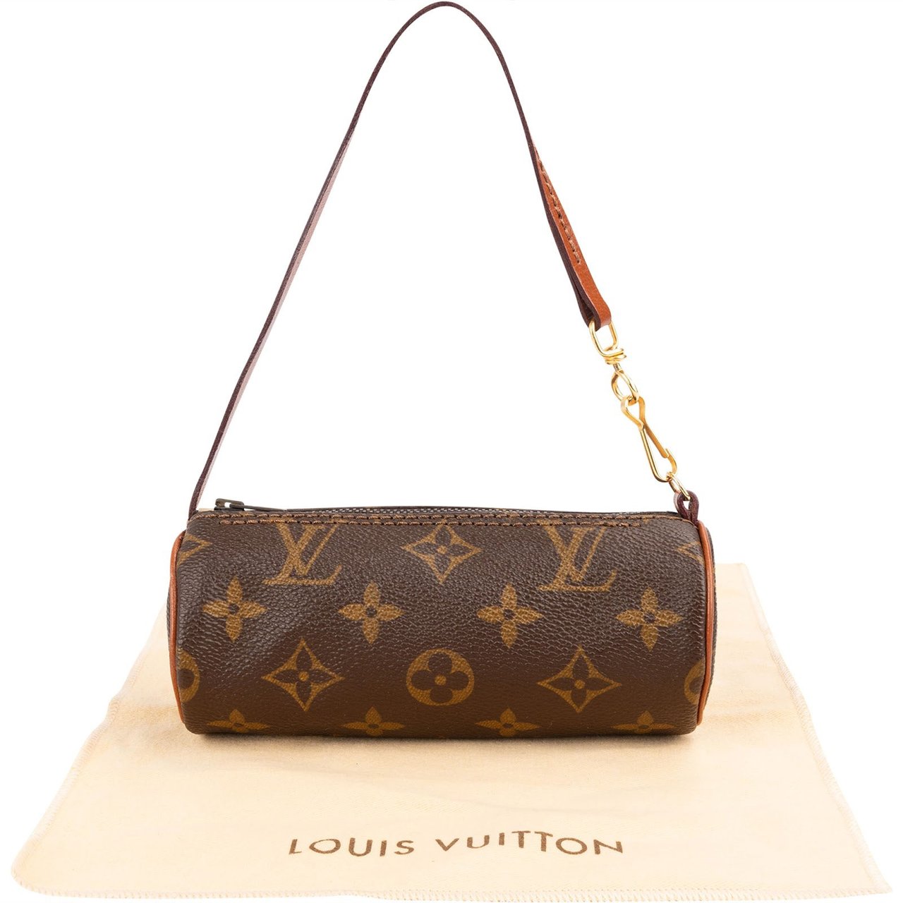 Louis Vuitton Monogram Canvas Mini Papillon Handbag Bruin