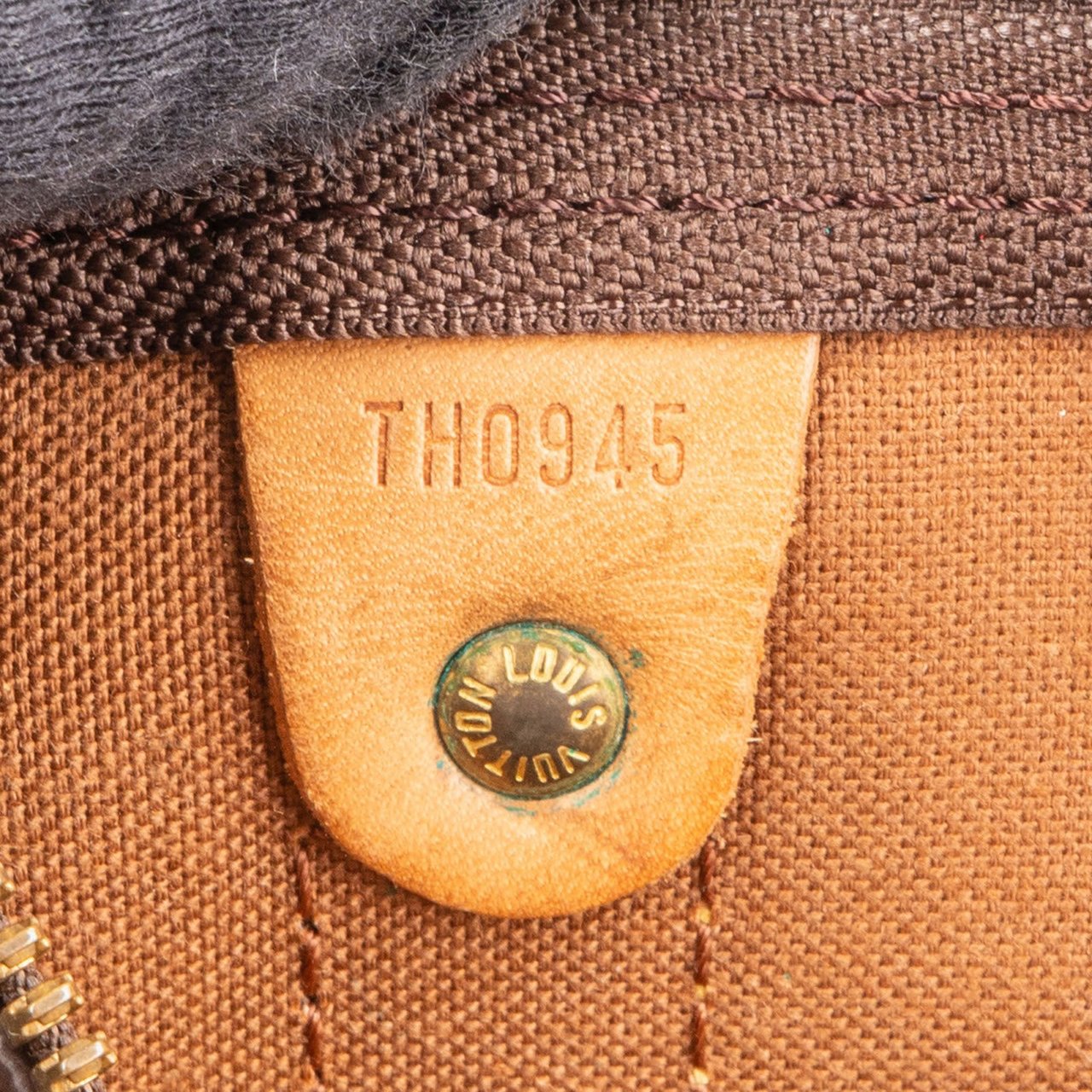 Louis Vuitton Monogram Canvas Keepall 55 Bandoulière Travel Bag Bruin