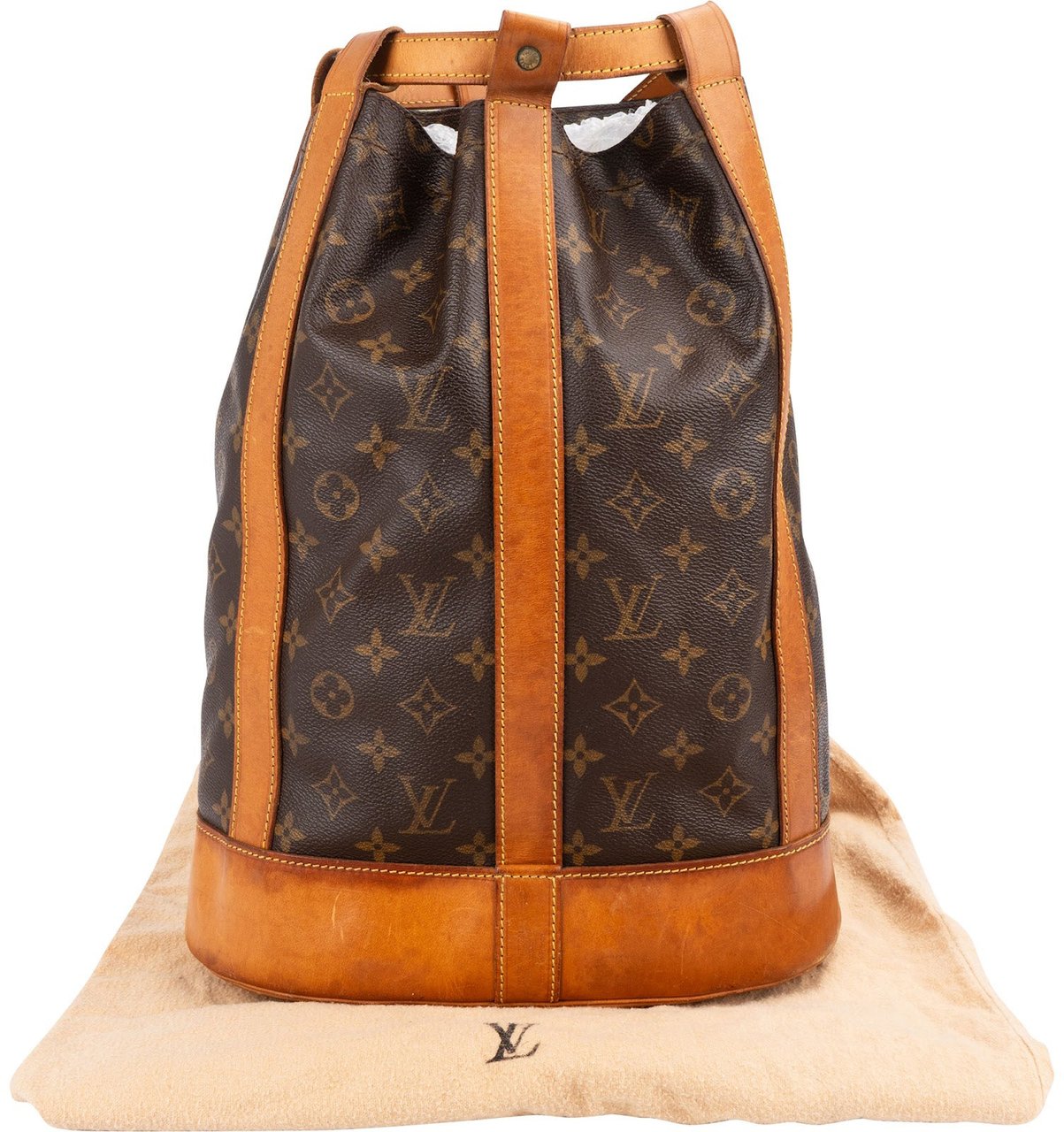 Louis Vuitton Monogram Canvas Randonnee PM Backpack Shoulder Bag Bruin