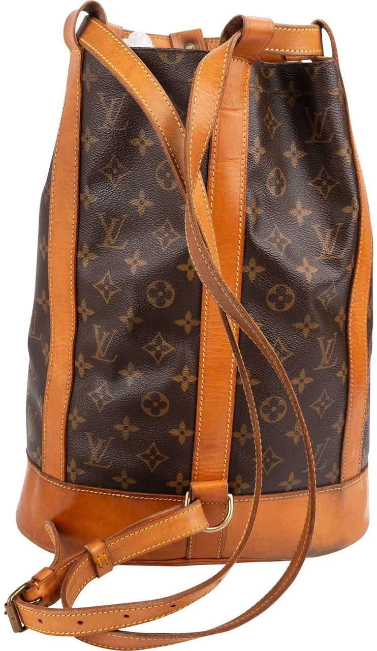 Louis Vuitton Monogram Canvas Randonnee PM Backpack Shoulder Bag Bruin