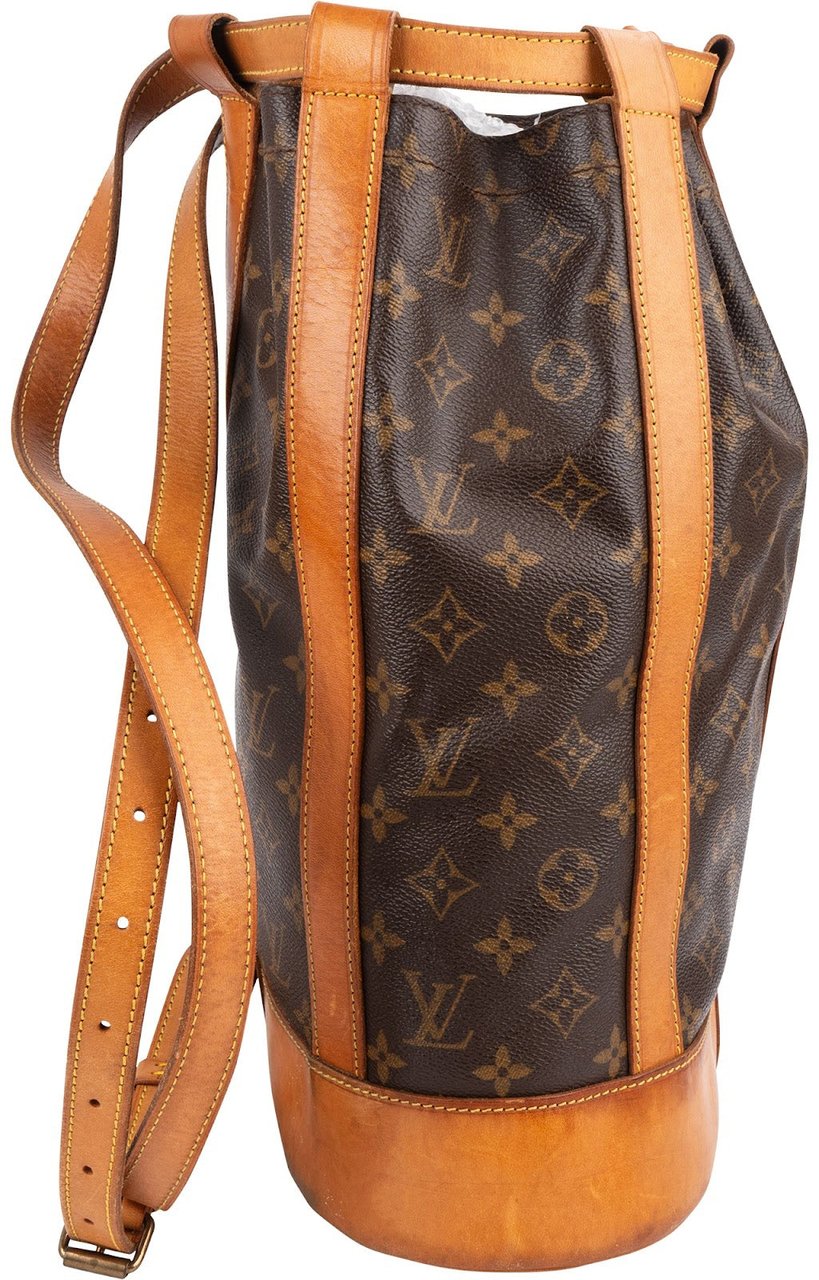 Louis Vuitton Monogram Canvas Randonnee PM Backpack Shoulder Bag Bruin