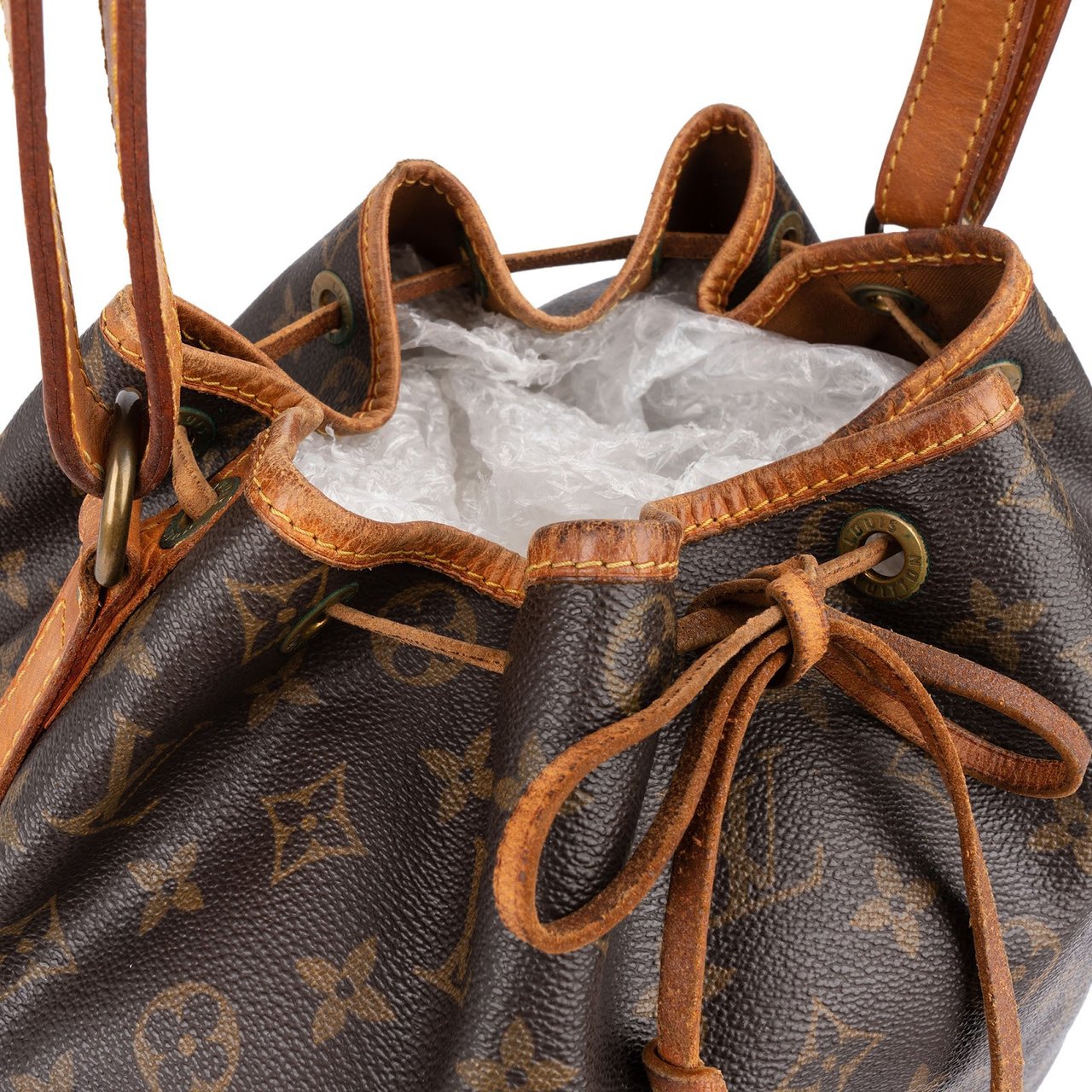 Louis Vuitton Monogram Canvas Sac Noé Grande Shoulder Bag Bruin