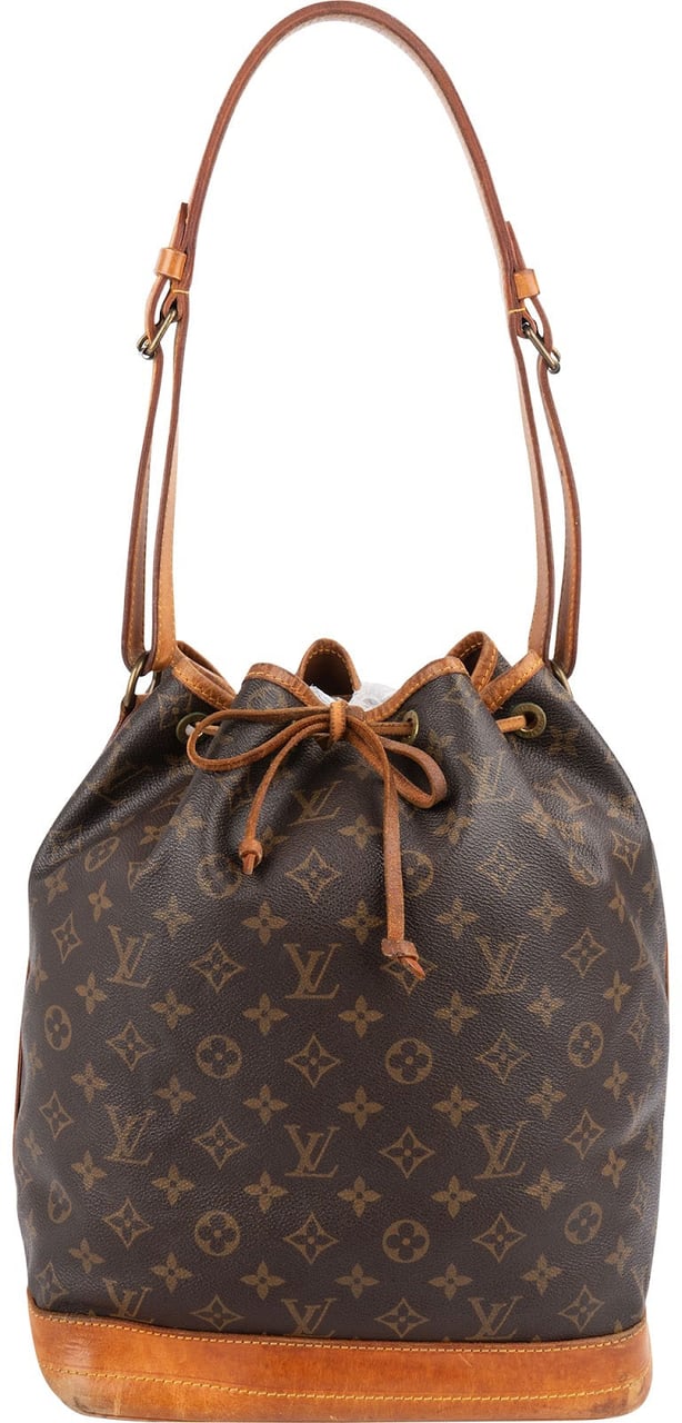 Louis Vuitton Monogram Canvas Sac Noé Grande Shoulder Bag Bruin