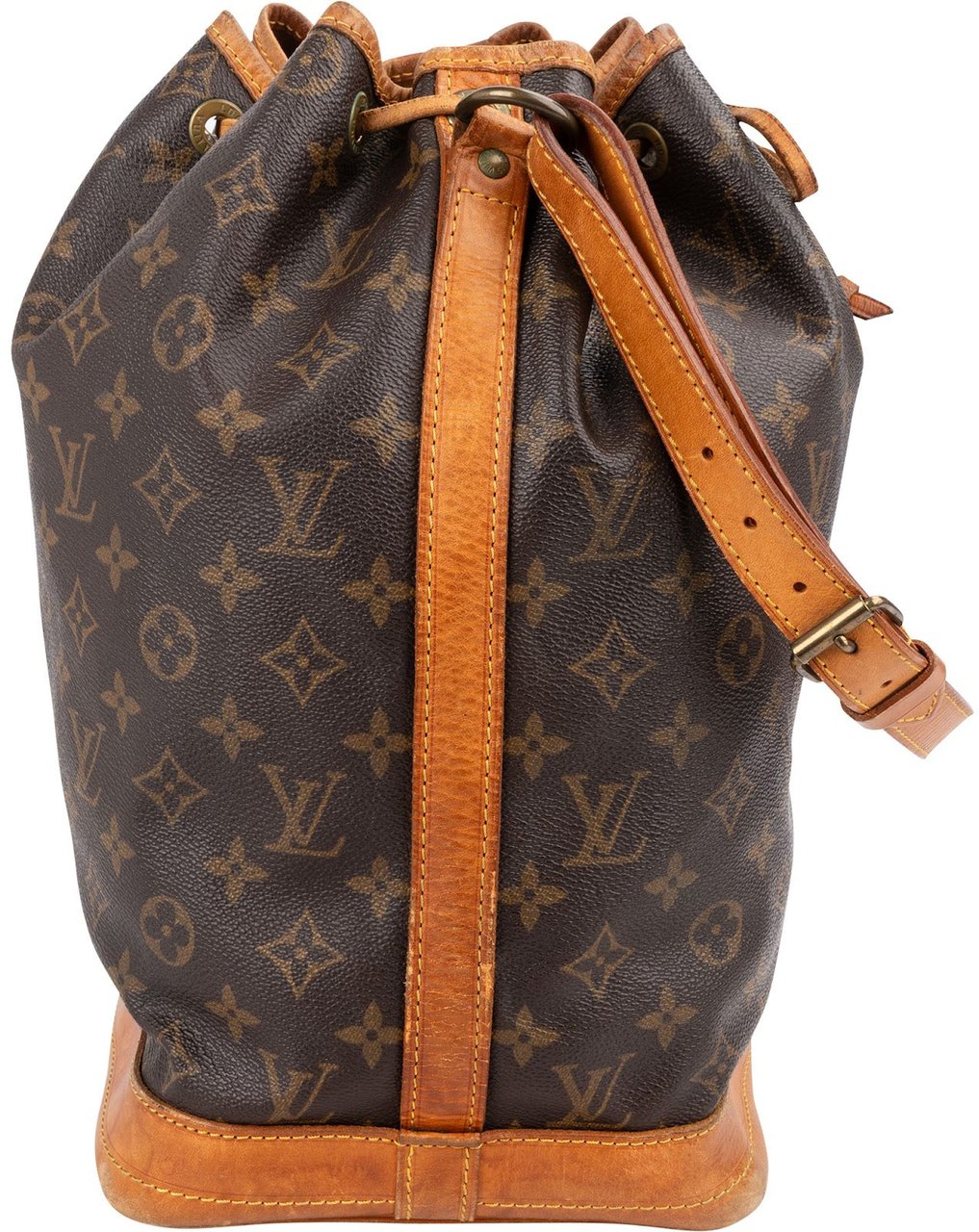 Louis Vuitton Monogram Canvas Sac Noé Grande Shoulder Bag Bruin